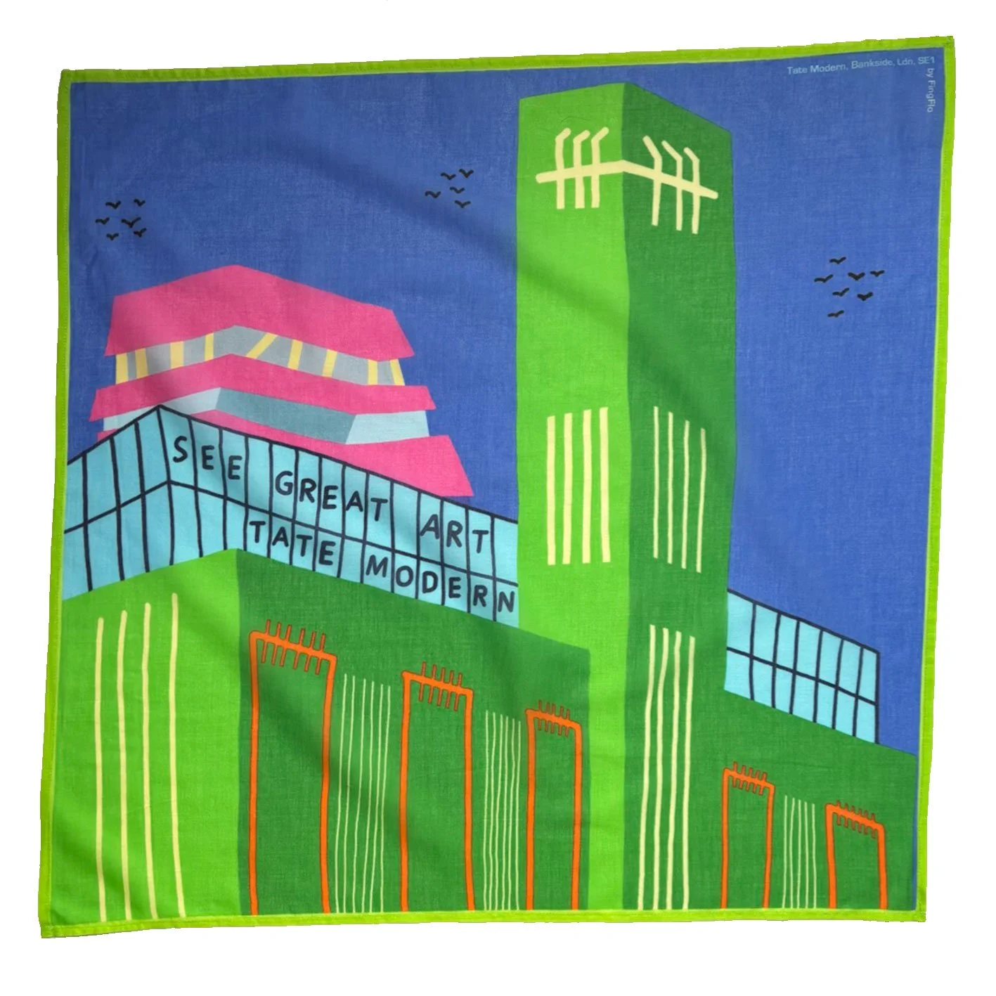 The Tate Modern - Green & Purple