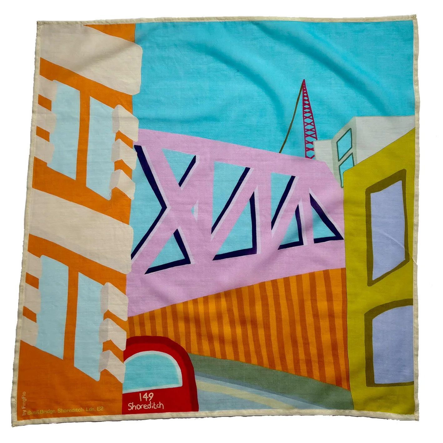 Bus and Bridge, Shoreditch -       Pink & Lime