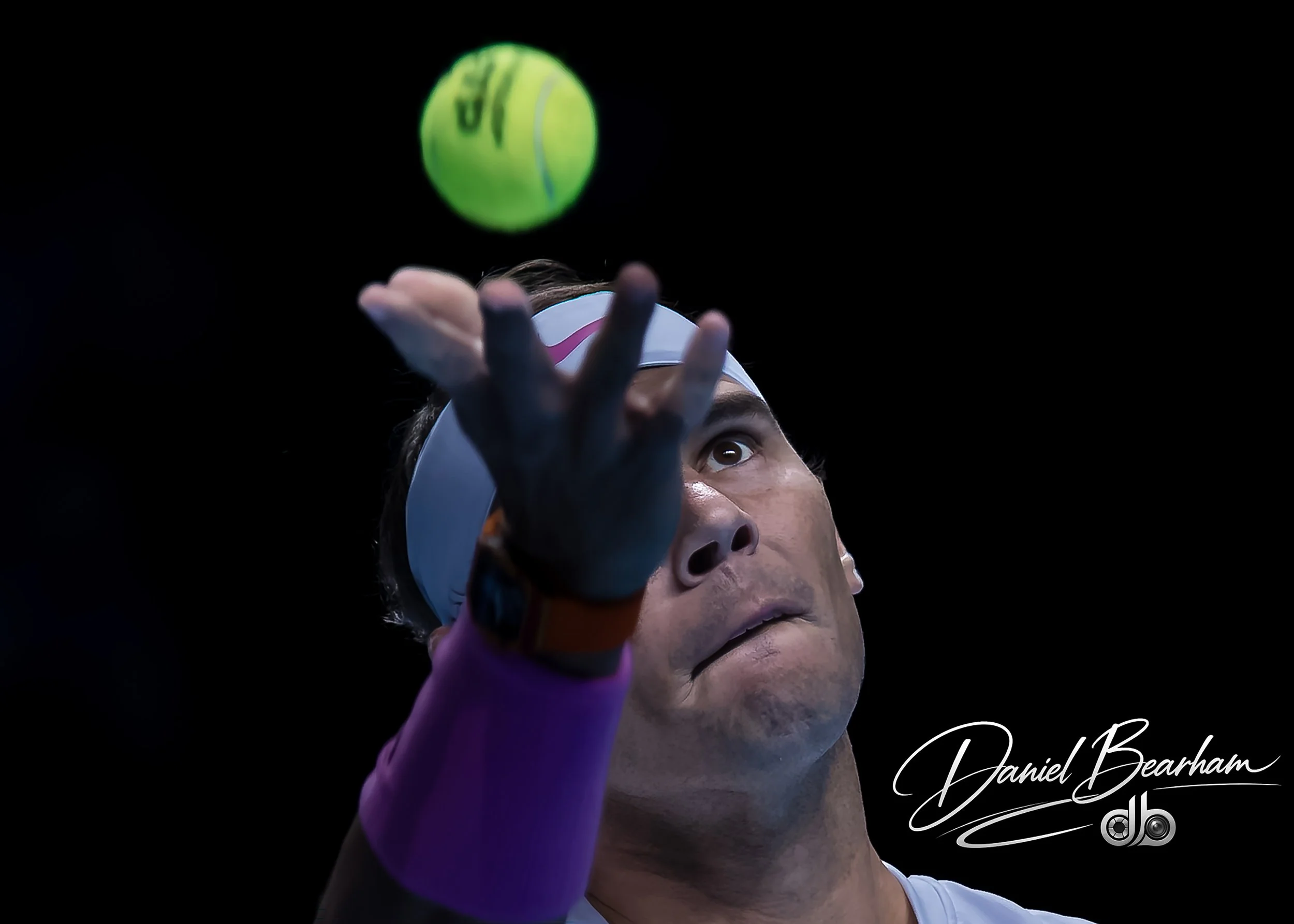 Rafael Nadal Serving 