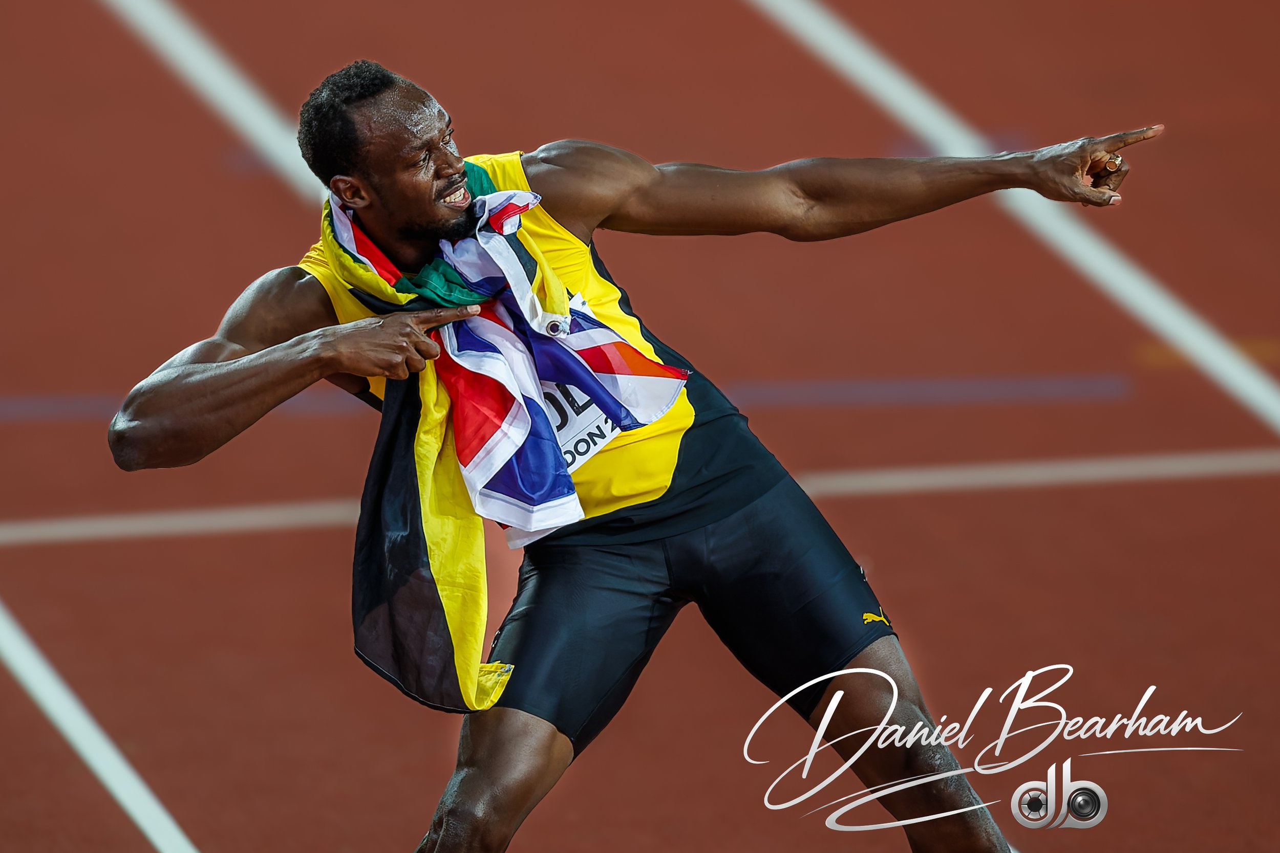 Usain Bolt with his final appearance at the 2017 Worls Championships