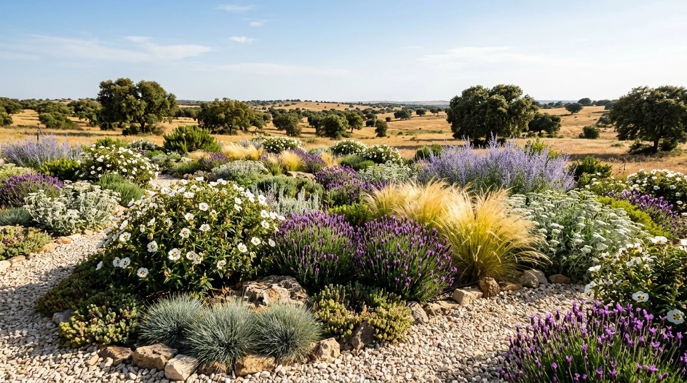 Tu jardín no es mediterráneo. Es de secano. Y eso es mucho más interesante de lo que parece.