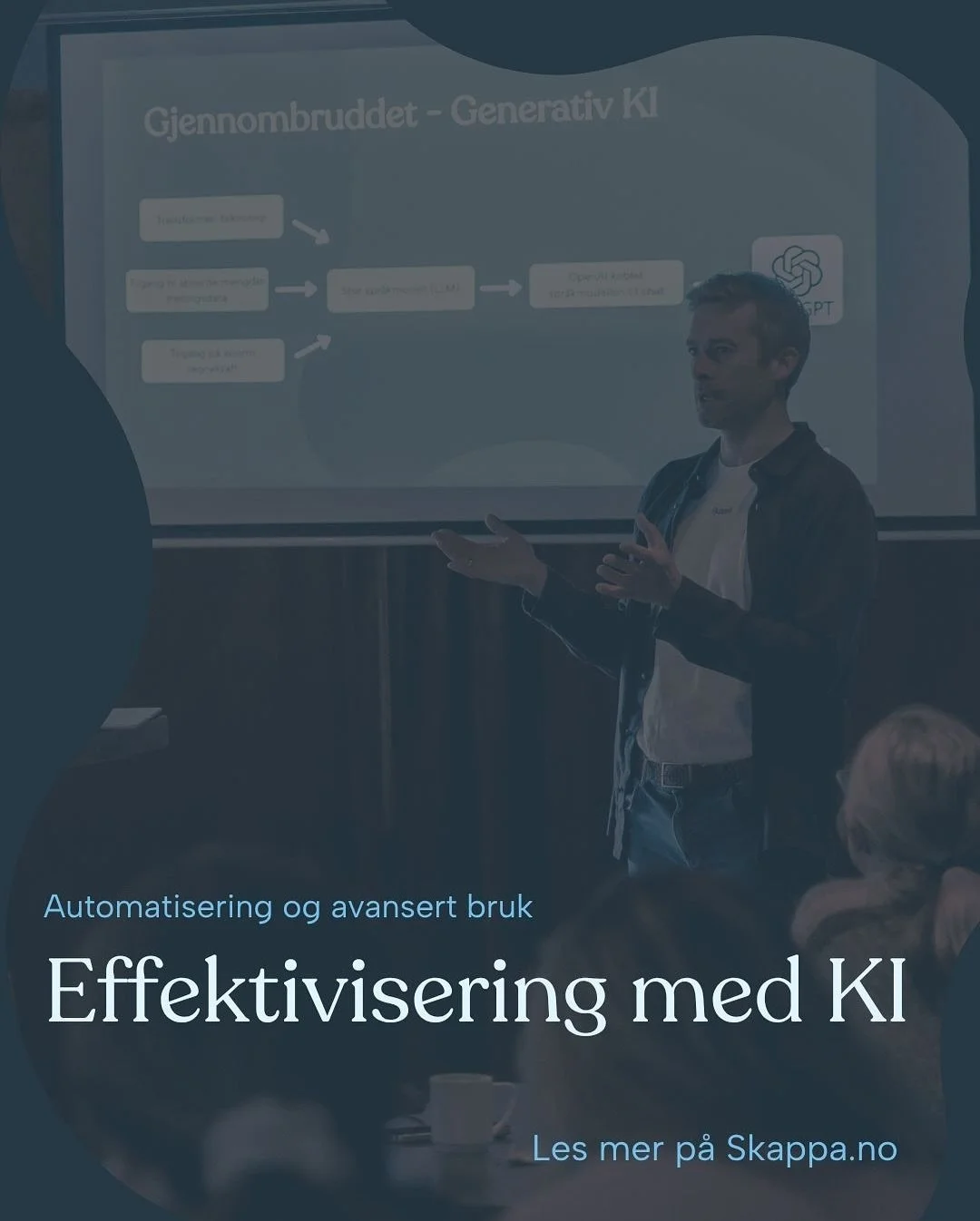 Hvordan kan dere bruke kunstig intelligens til å jobbe smartere, raskere og mer effektivt, uten å gå på bekostning av kvalitet og trygghet? 😄 I november tilbyr vi kurs for både nybegynnere innen KI, og for den viderekom