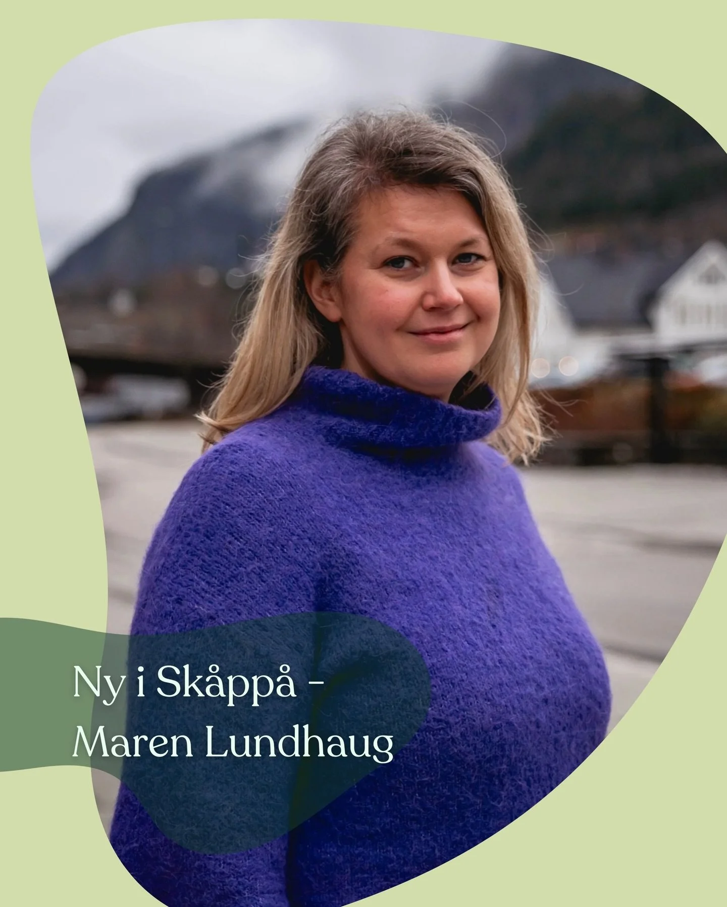 Velkommen til Sk&aring;pp&aring;, og Gudbrandsdalen Maren Lundhaug 💚 
 Maren kommer til oss med solid faglig tyngde innen systemforst&aring;else, sirkul&aelig;r &oslash;konomi og b&aelig;rekraftige utviklingsprosesser. Hun er opptatt av hvordan vi k