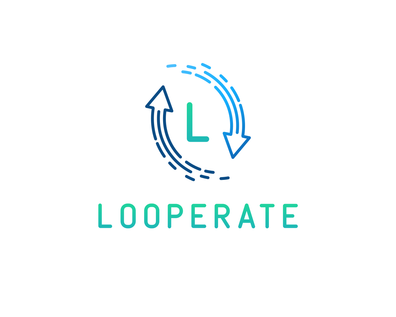 Une illustration numérique d'un câble de fibre optique émettant une lumière bleue, avec du texte flou en dessous.