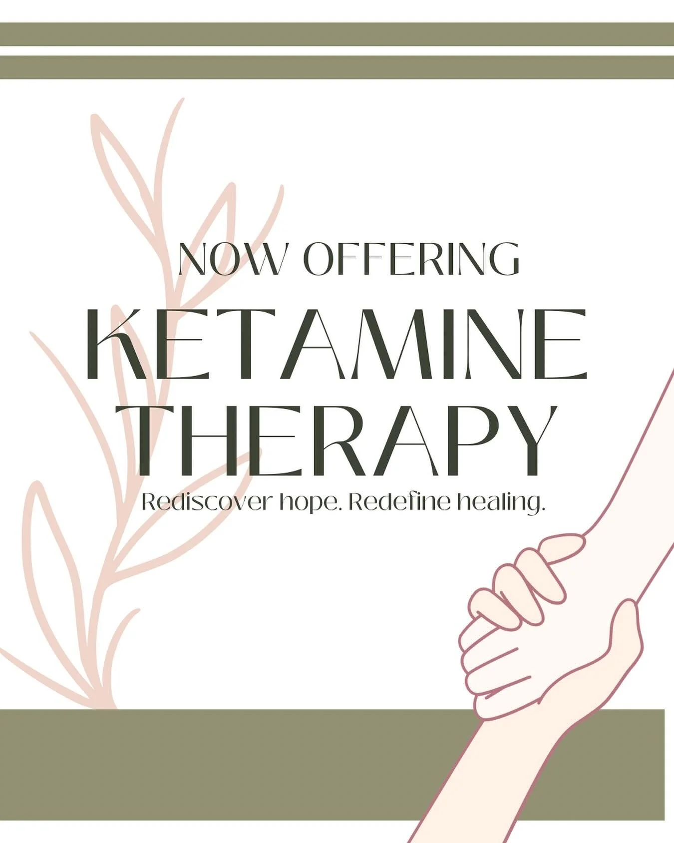 We have exciting news!! Equilibrium is now offering Ketamine Therapy. Give us a call, or check out our website for more information. Link is in the bio. 
.
.
.
.
.
#equilibriumintegrativehealth #mentalhealthservices #functionalmedicine #medicationman