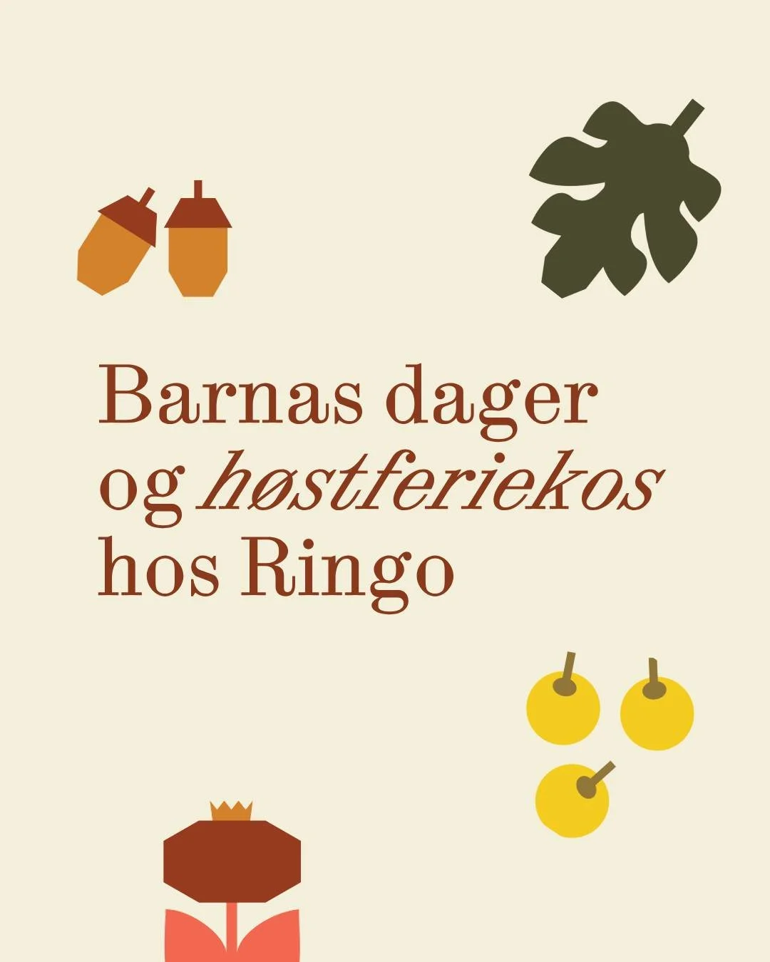 H&oslash;stferien blir ekstra g&oslash;y ho @ringoalesundstorsenter 🎈
Hele uka byr p&aring; morsomme aktiviteter og h&oslash;stferiekos for store og sm&aring;!
 #&aring;lesundstorsenter #smphandlelokalt