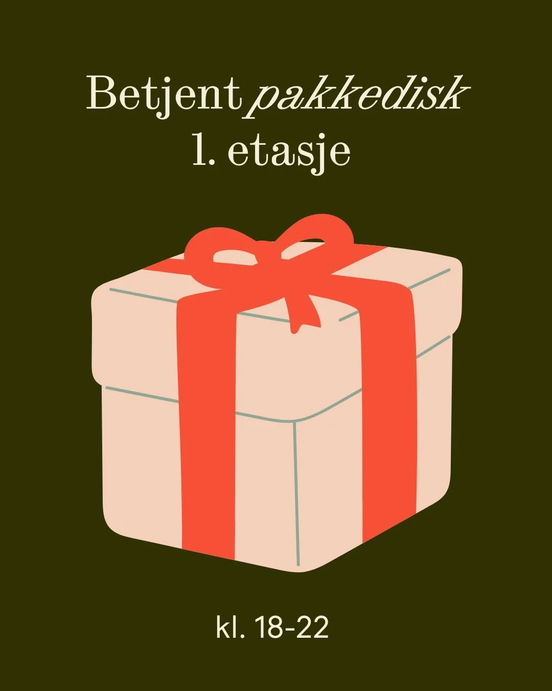Trenger du pakkehjelp?🎁✨
Under kvelds&aring;pent torsdag har vi betjent pakkedisk kl. 18&ndash;22!
#alesundstorsenter #smphandlelokalt