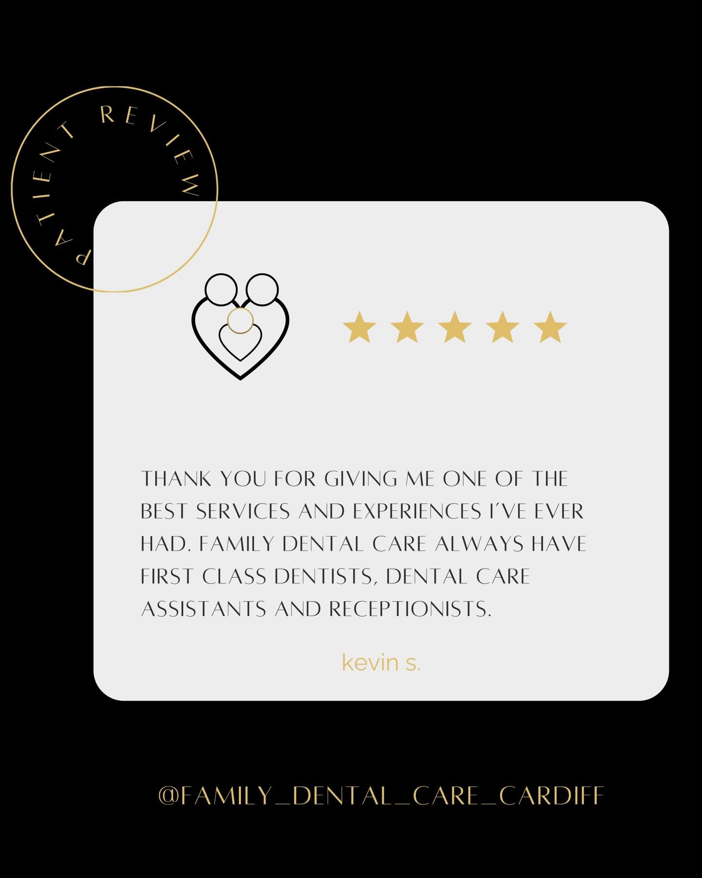 Such lovely words from one of our patients ✨

If you&rsquo;d like more information about how you can register as a patient, get in touch with our friendly practice team today - 

✨ 02920 567 000

| cardiff dentist | friendly dentist cardiff |