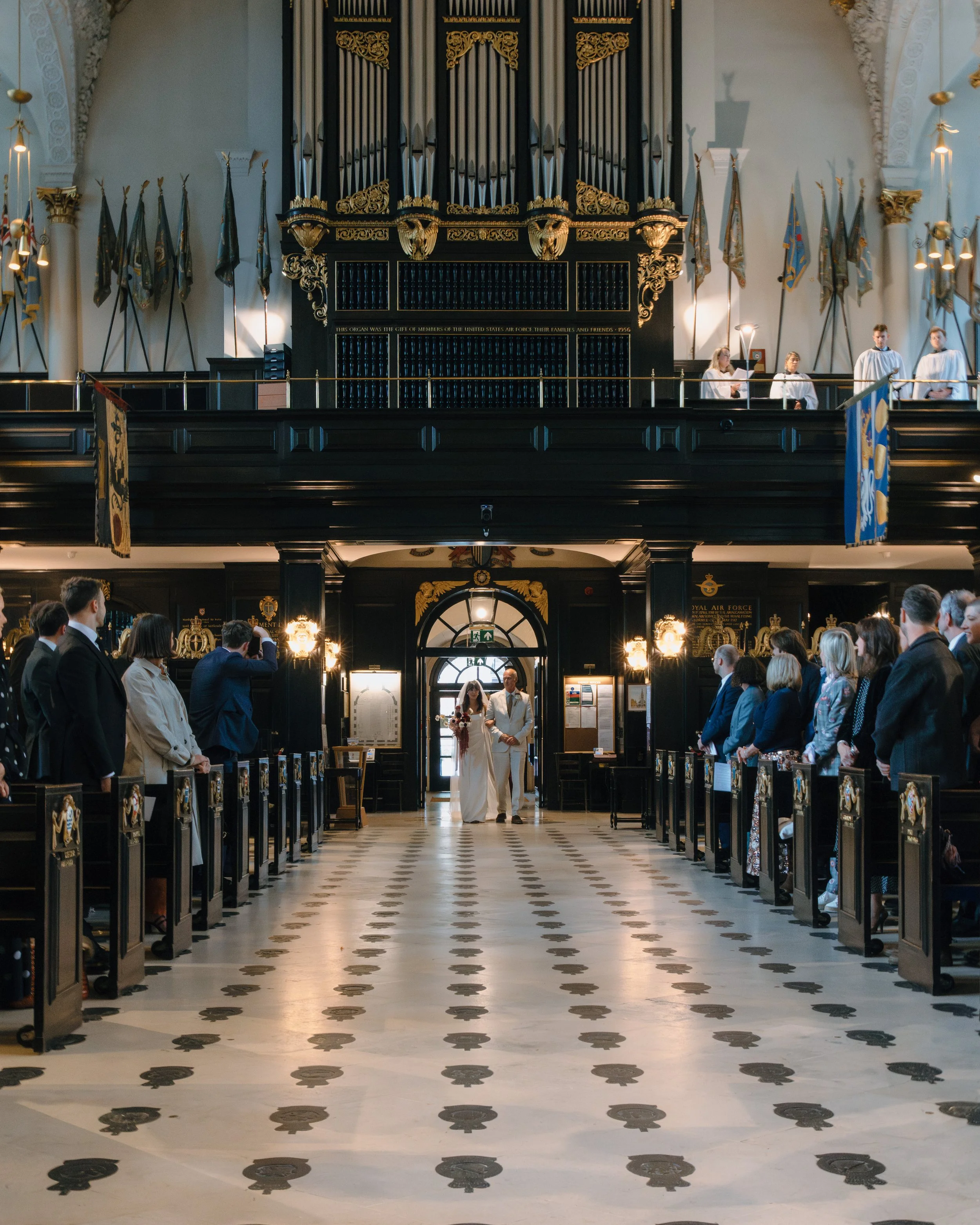 H&J - Ceremony - Led down the isle .jpg