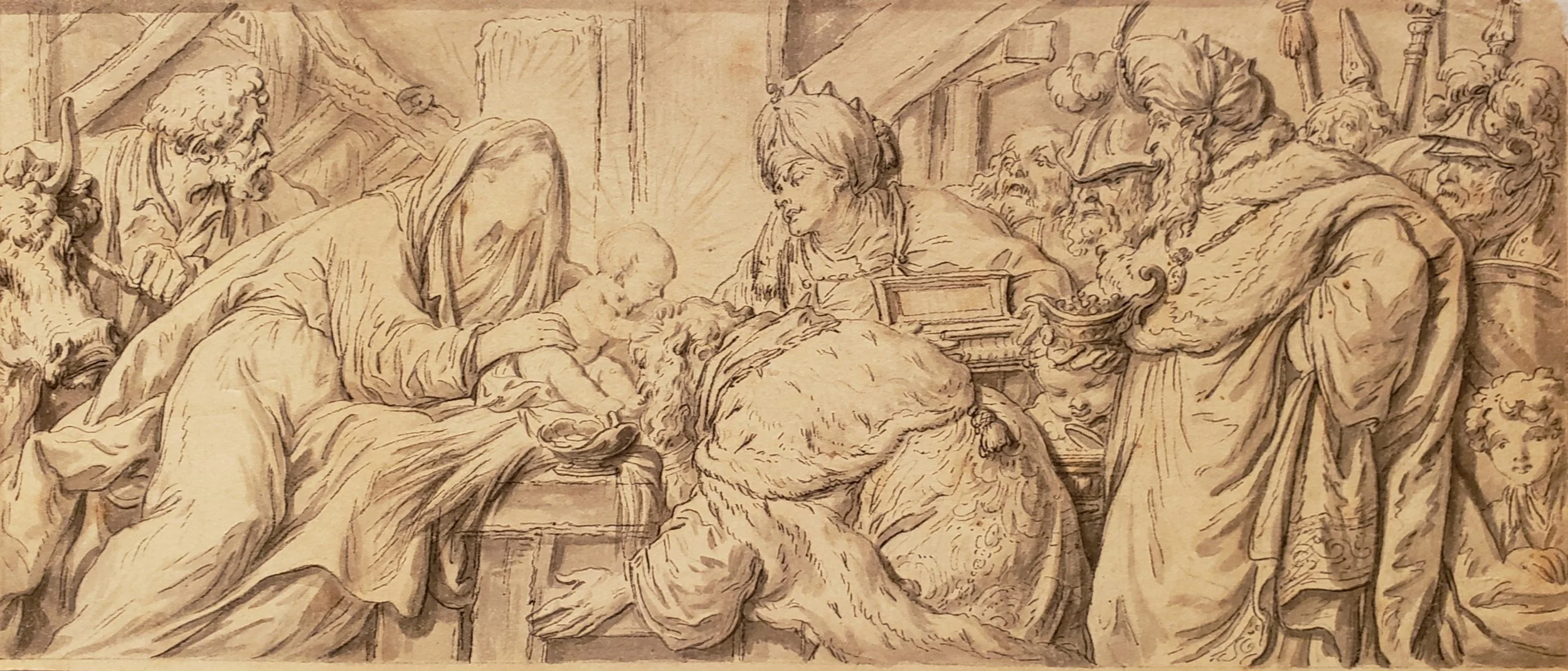 ADORATION OF THE MAGI
Charles-Dominique-Joseph Eisen (1720-1778)