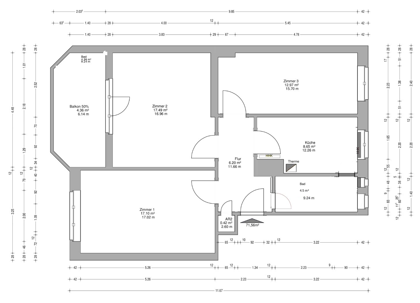 Floor plan Gundelfinger Str. 30
