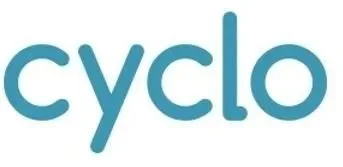 The word 'cyclo' in lowercase blue letters on a white background.