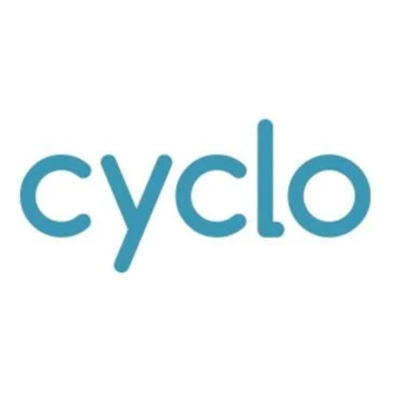 The word 'cyclo' in lowercase blue letters on a white background.