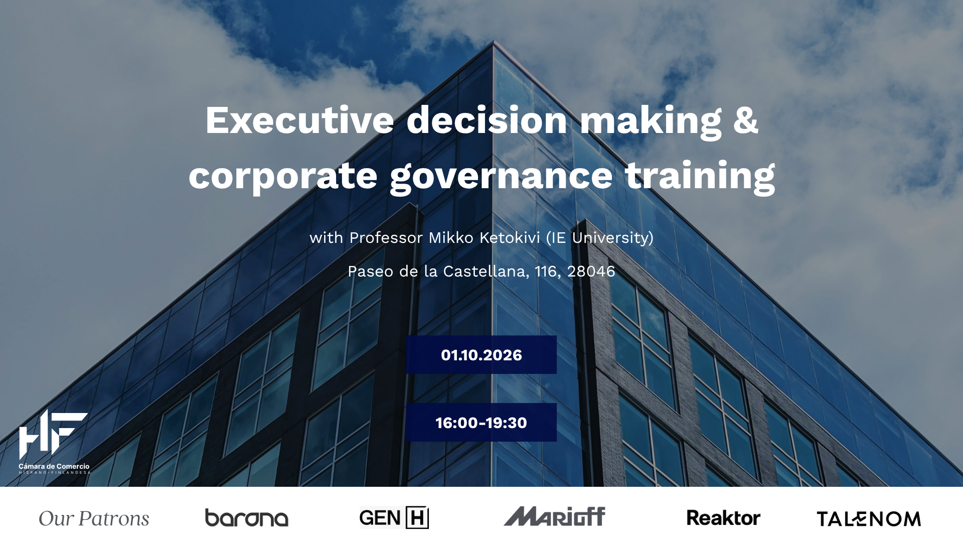 Executive Decision Making &amp; Corporate Governance Training