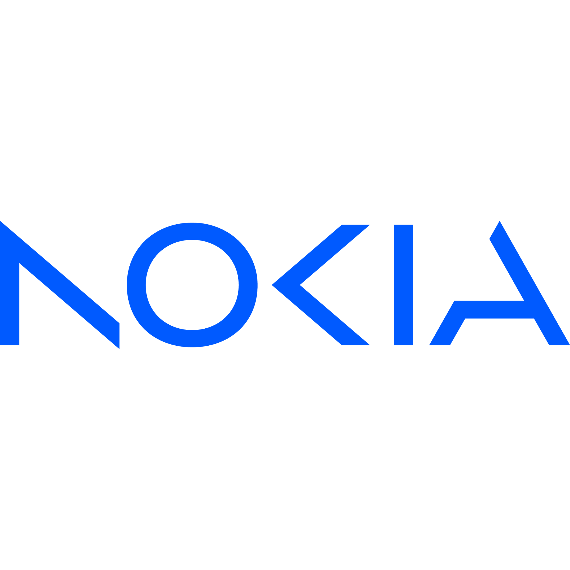 Nokia logo in blue on a white background.