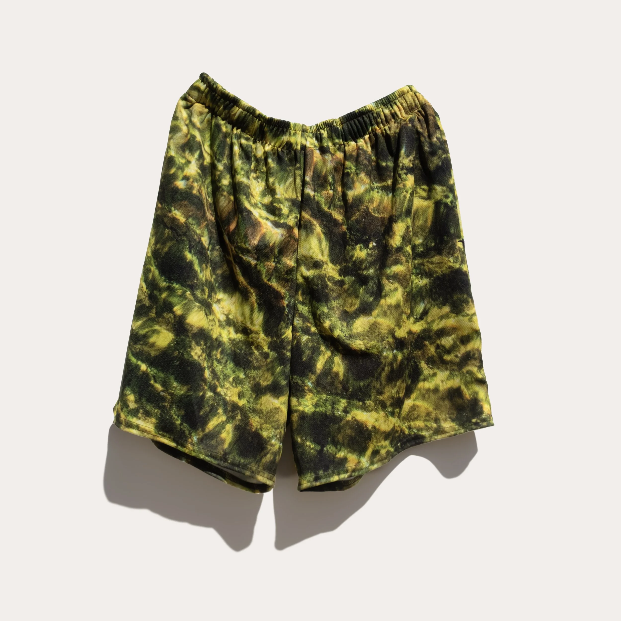 lucky penny make a wish mesh shorts