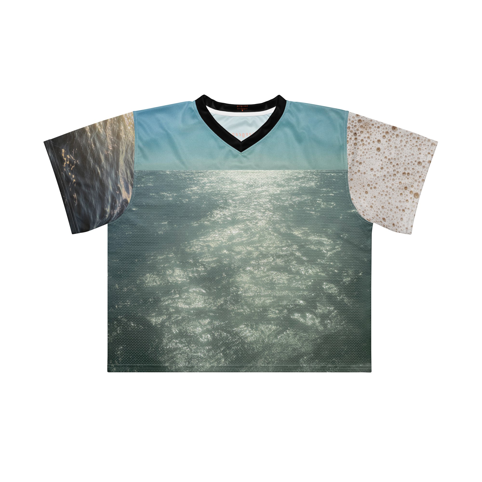 sparkle water dark + light shoulders jersey