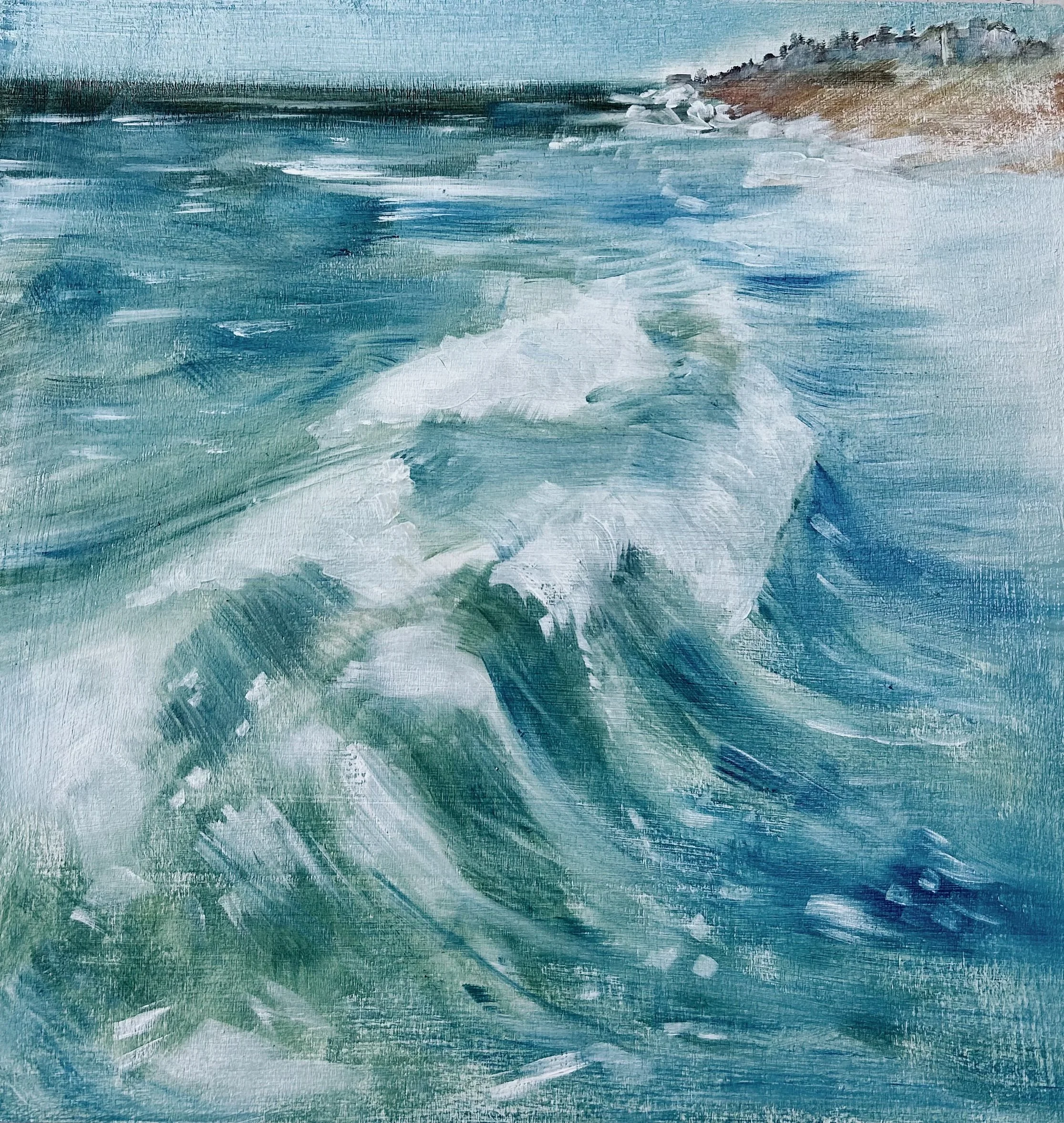 Double Wave Study, Aldeburgh
