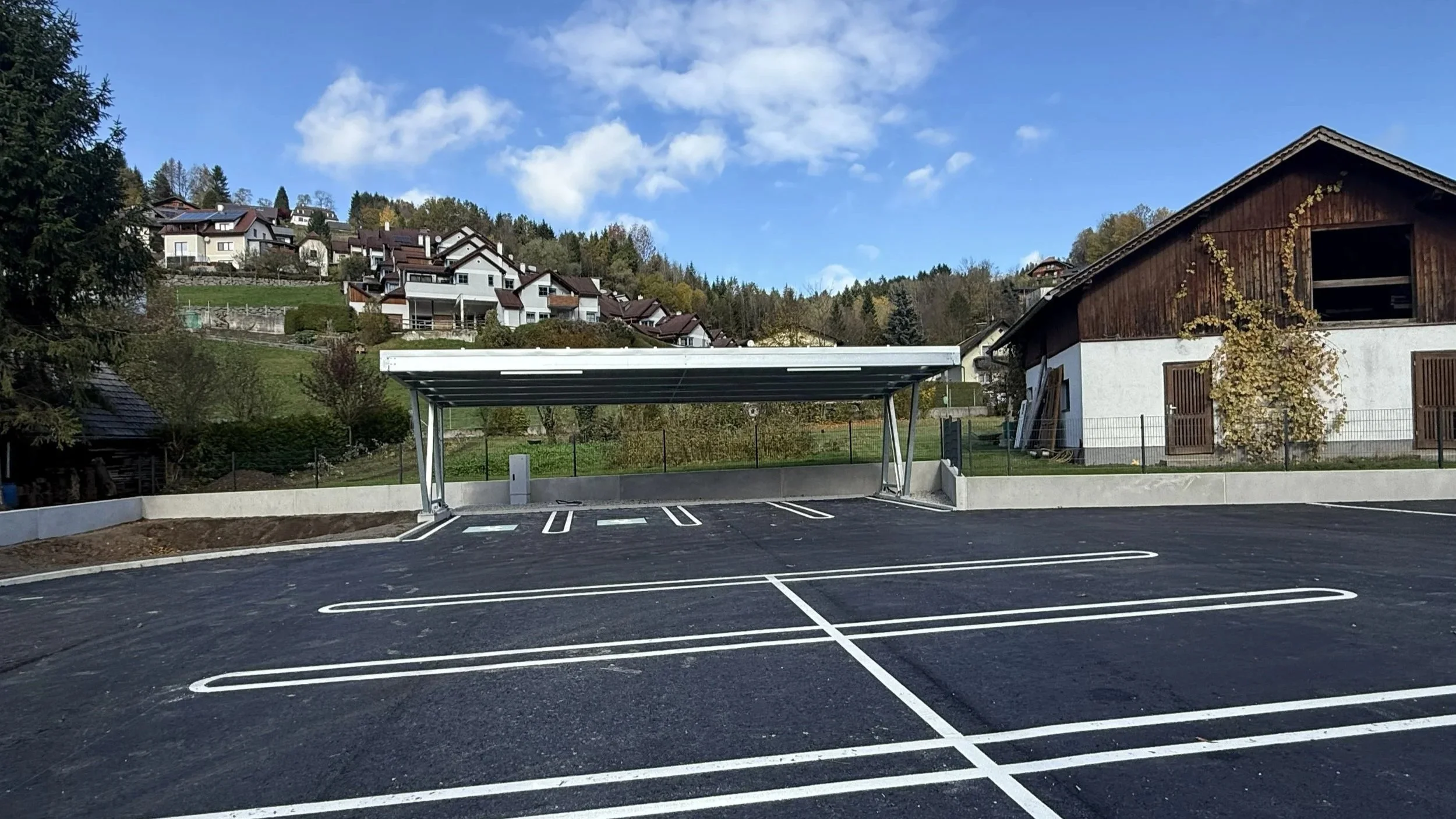 Solarcarport von Austroport für Spar Österreich