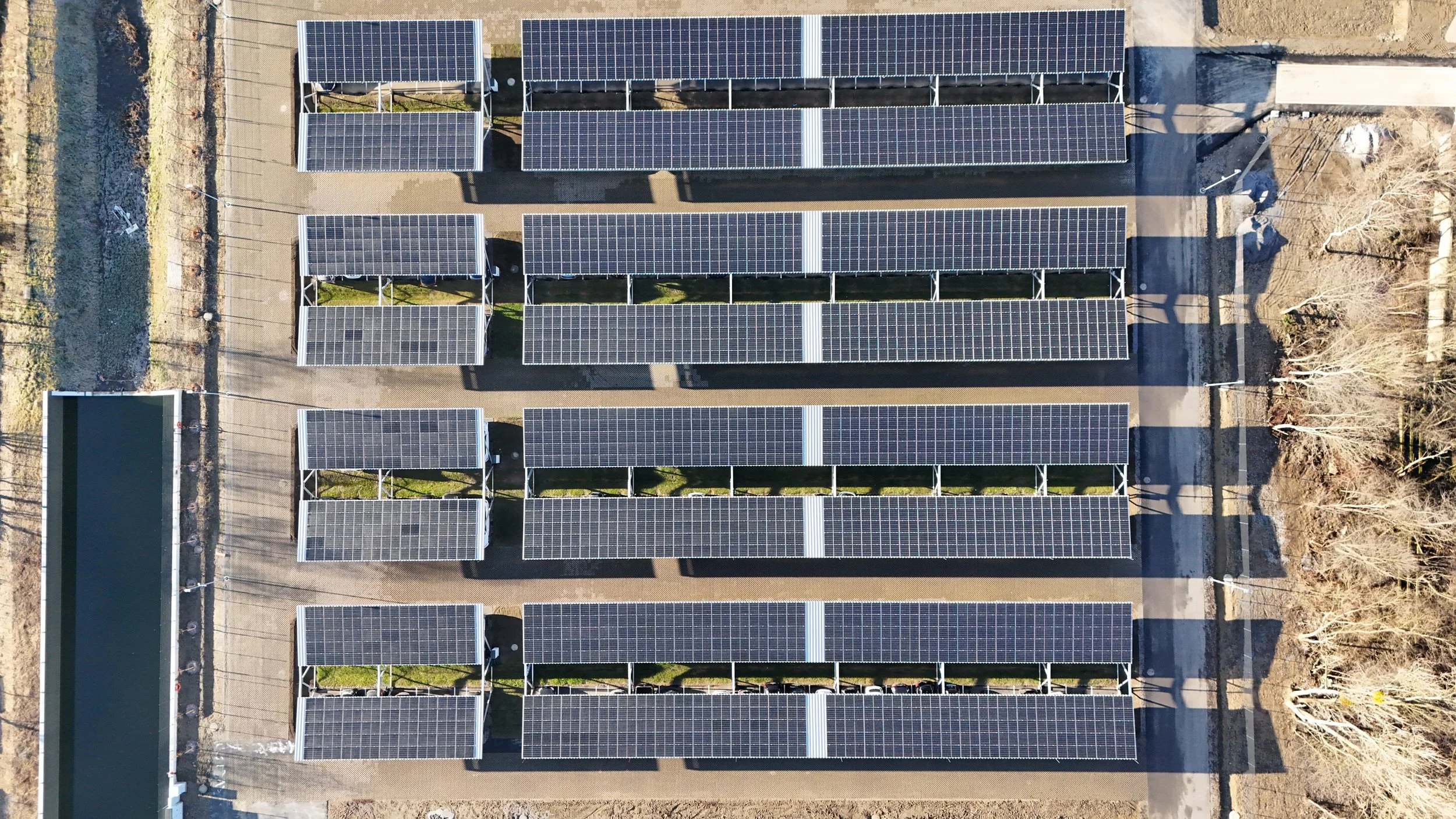 Industrie PV Carport in Wollsdorf