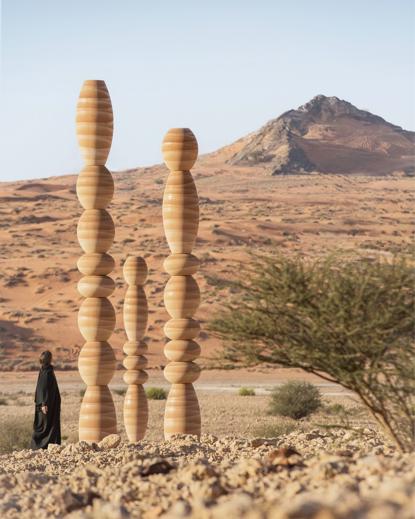 &lsquo;The Desert Relics&rsquo; 2024

Our latest piece celebrates the craft of Mleiha&rsquo;s artefacts through a grand land art installation, made of and from desert sand. 

Renowned for its archaeological significance within the Arab region, Mleiha