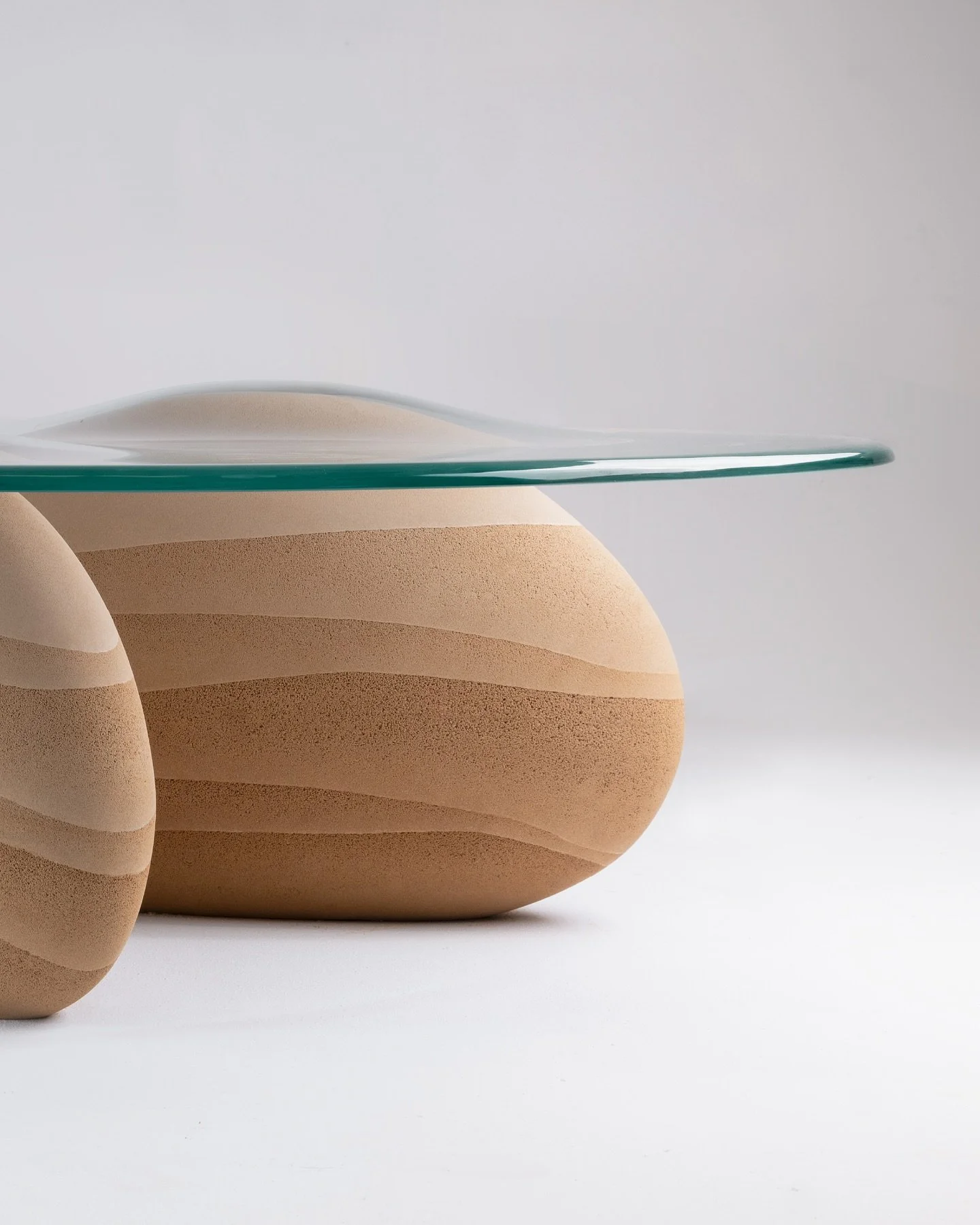 The &lsquo;Desert Drop&rsquo; coffee table debuts as our first collectible piece of this new series. 

The work explores the organic relationship between two synonymous materials &mdash; as glass is made of sand. 

Drawing inspiration from the desert