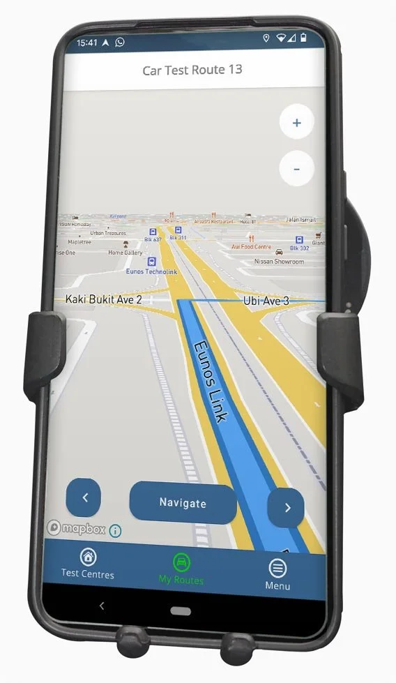begin the route navigation