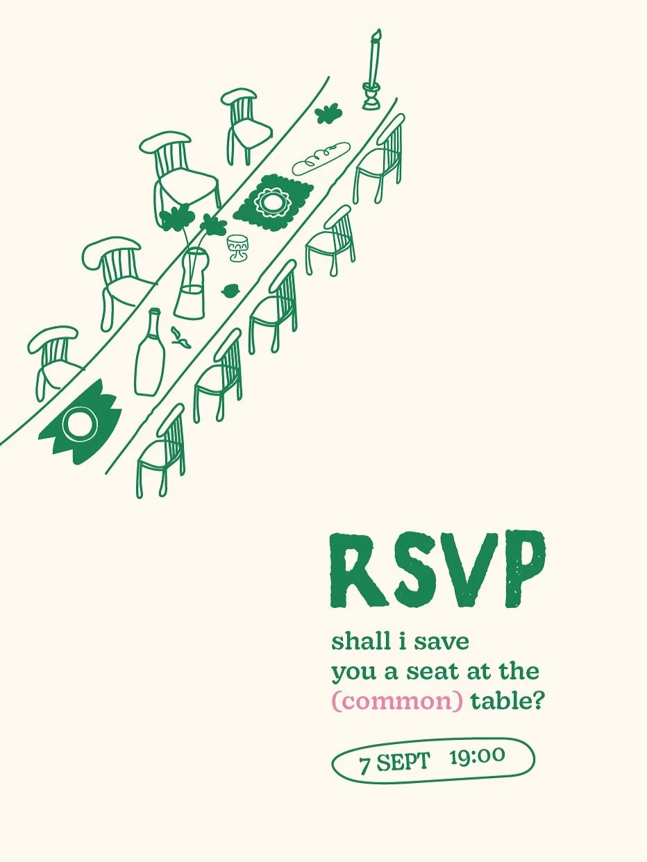 few tickets left at our very special edition of Common Table &mdash; a unique seated dinner on the street 💚 organized together w/ @ecopolis.org.ro @icoanei.ioanid @balls.bucharest @freshfulbyemag @theedit.ro @munabloom @thewinederers @indragheorghe 