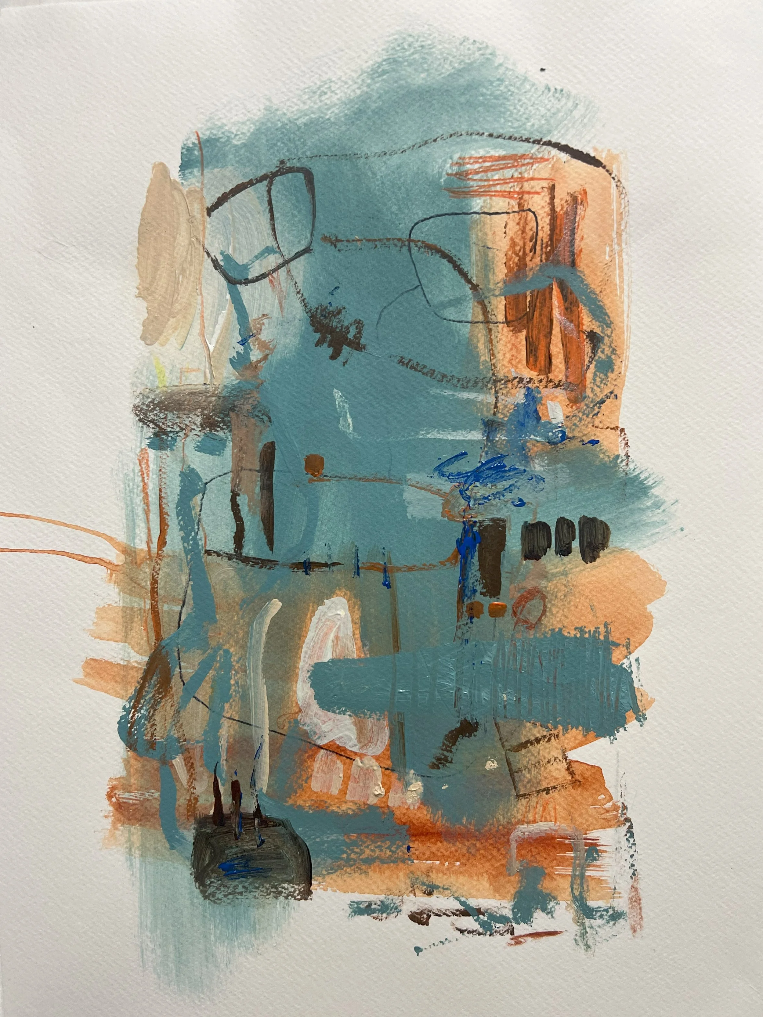 
   Childhood 
   52cm x 42cm, Acrylic, oil pastel, graphite and colour pencil on paper, 2025 
  
   
    Enquire about this work
   
 