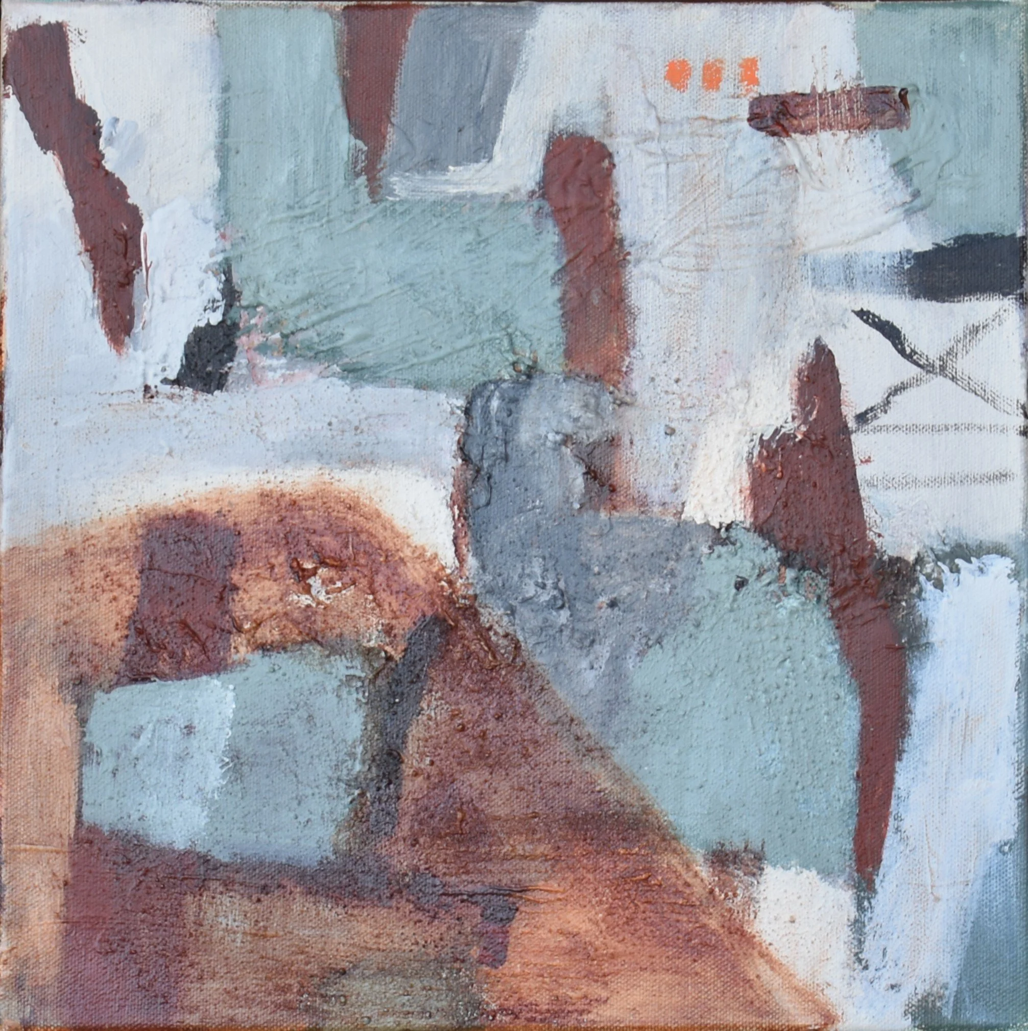 
   Stepping Stone 
   33cm x 33cm, Acrylic and sand on canvas, 2025 
  
   
    Enquire about this work
   
 