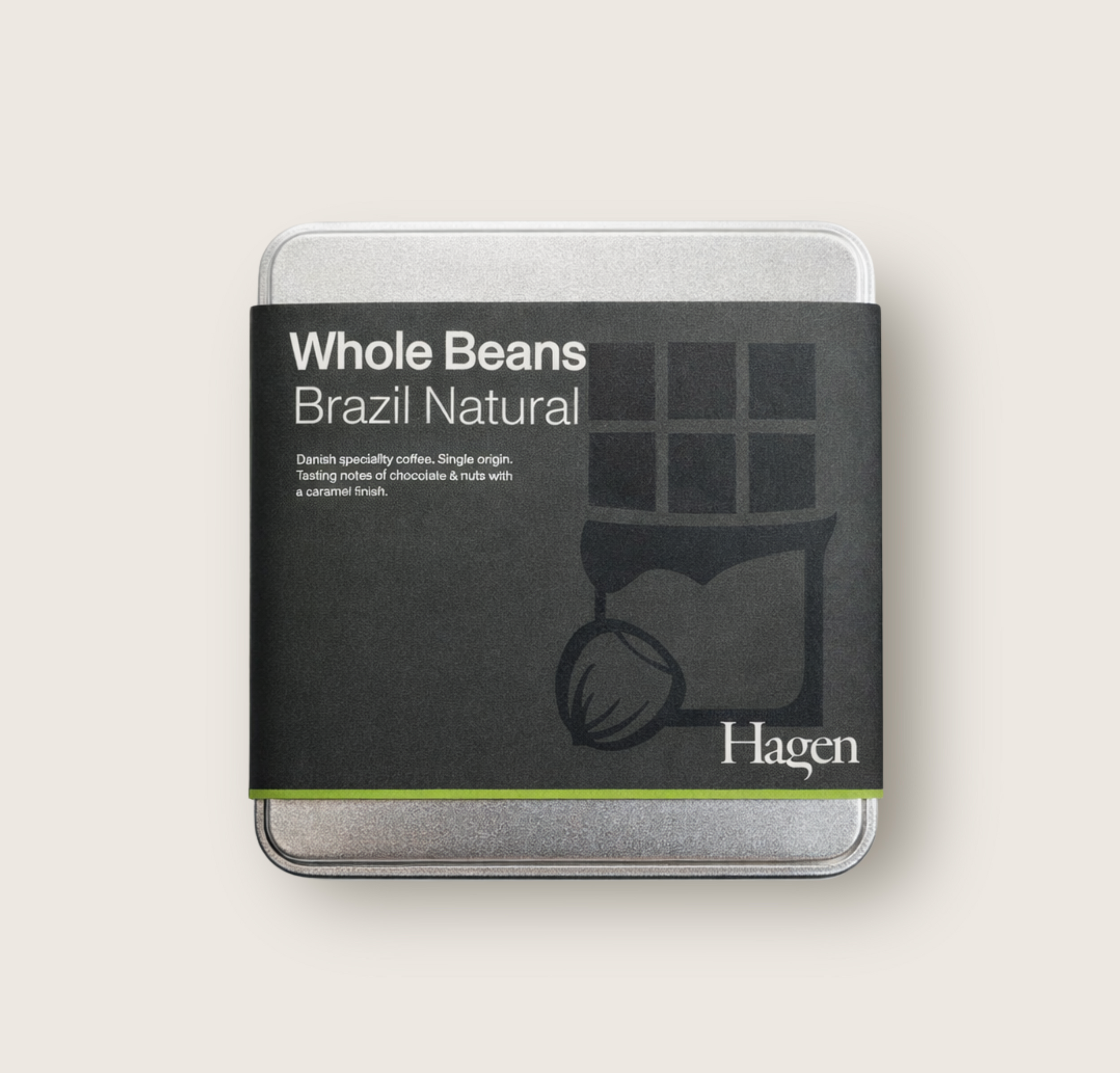 Hagen Whole Beans - Brazil Natural