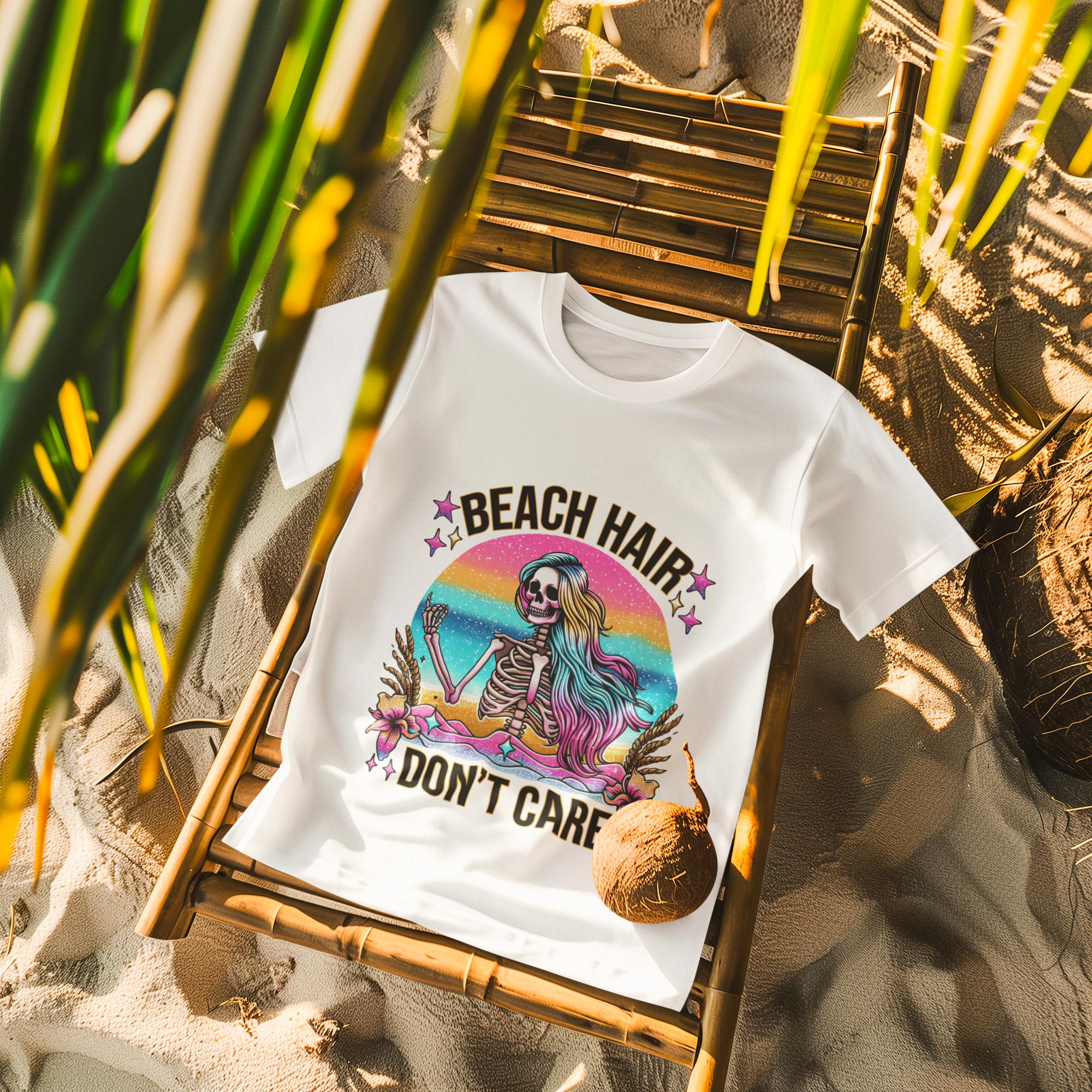 mockup-of-an-ai-generated-round-neck-t-shirt-lying-on-the-beach-m40711.png