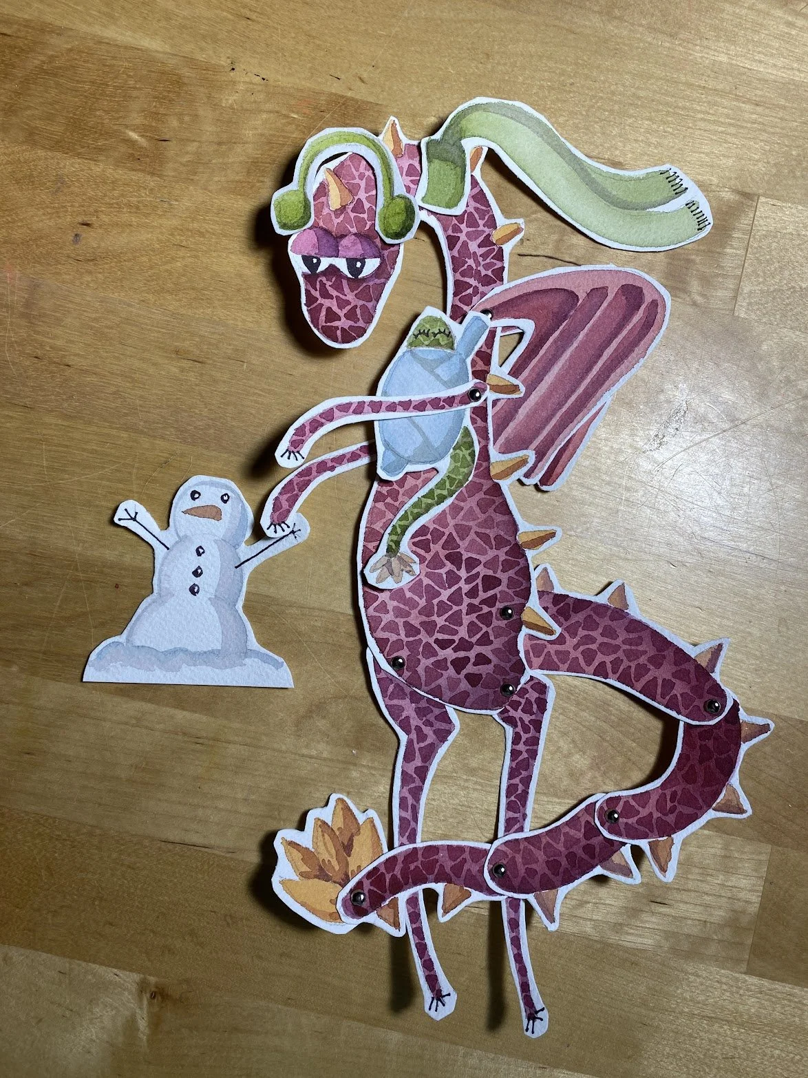 Dragon Paper Doll Kit