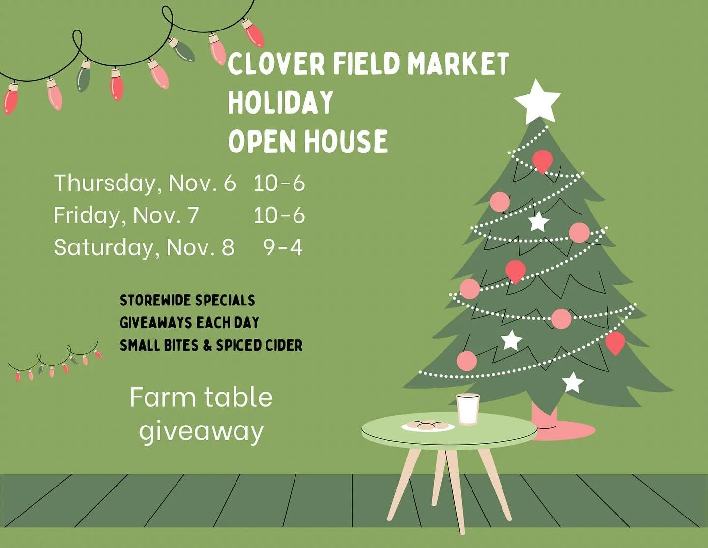 Be sure to add this special event to your calendar 🎄