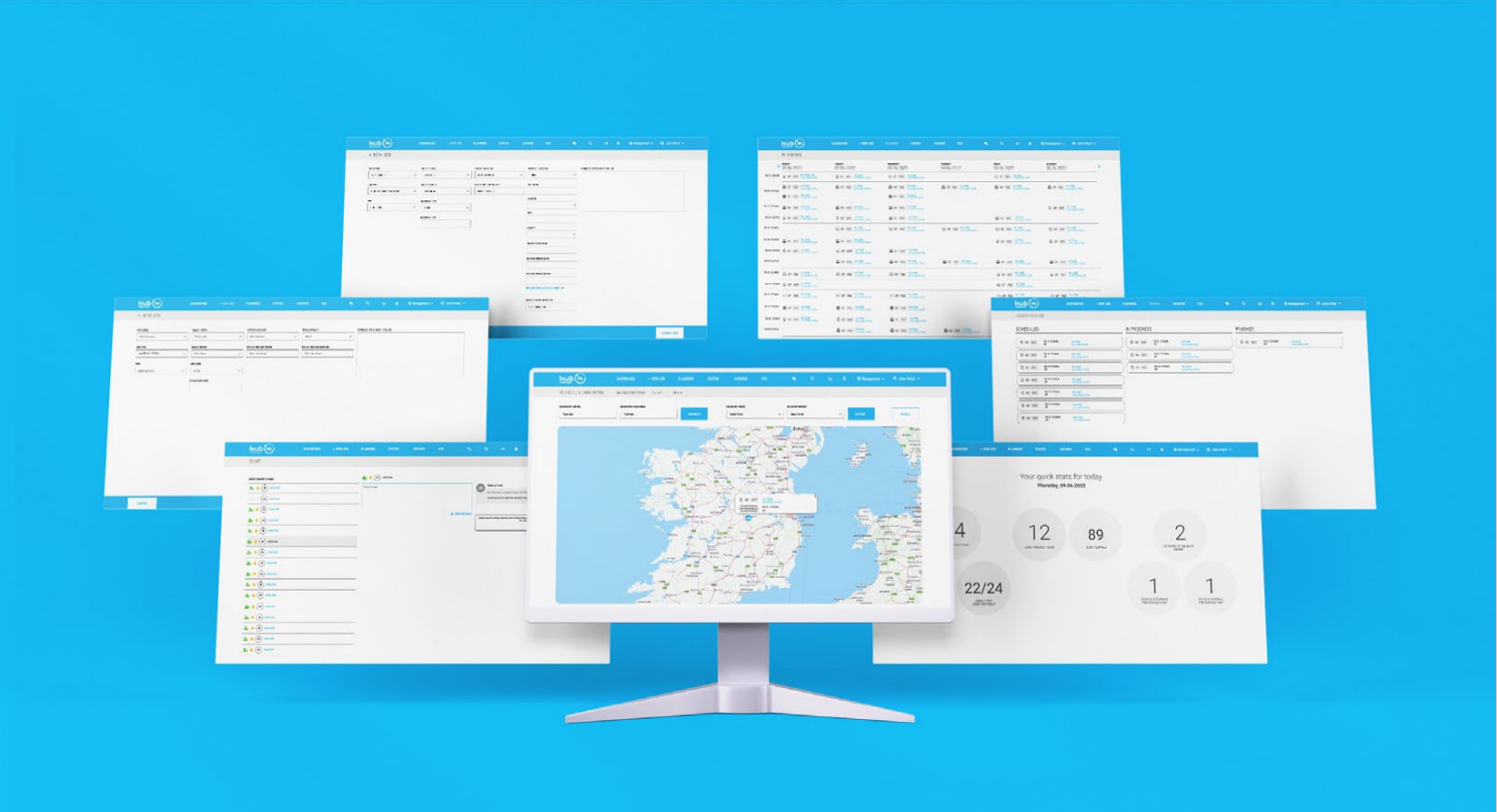 Hub360 office dashboard and digital record keeping