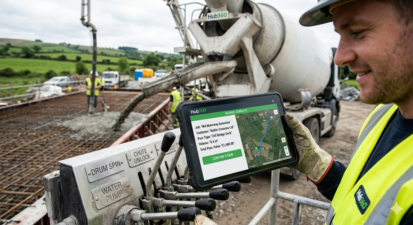 Get Up to €5,000 to Go Digital: Why Irish Tipper and Concrete Fleets Are Replacing Paper Dockets