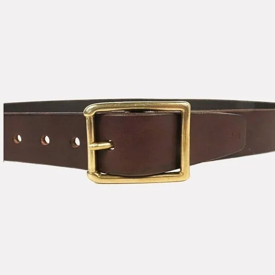 小物 Verica Square leather belt Square - 1''/ 1.25