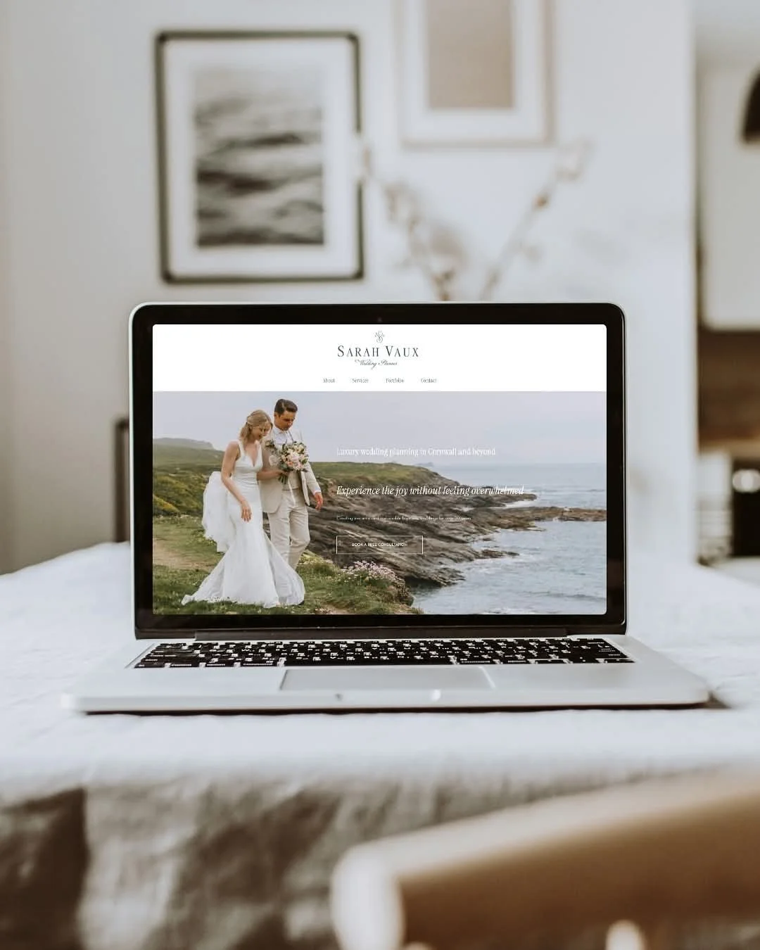 We&rsquo;re thrilled to share a recent client project with you today - work for the loveliest wedding planner @sarah.j.vaux 

Working with an established business such as hers was a really joy - we started from the ground up working on brand identity