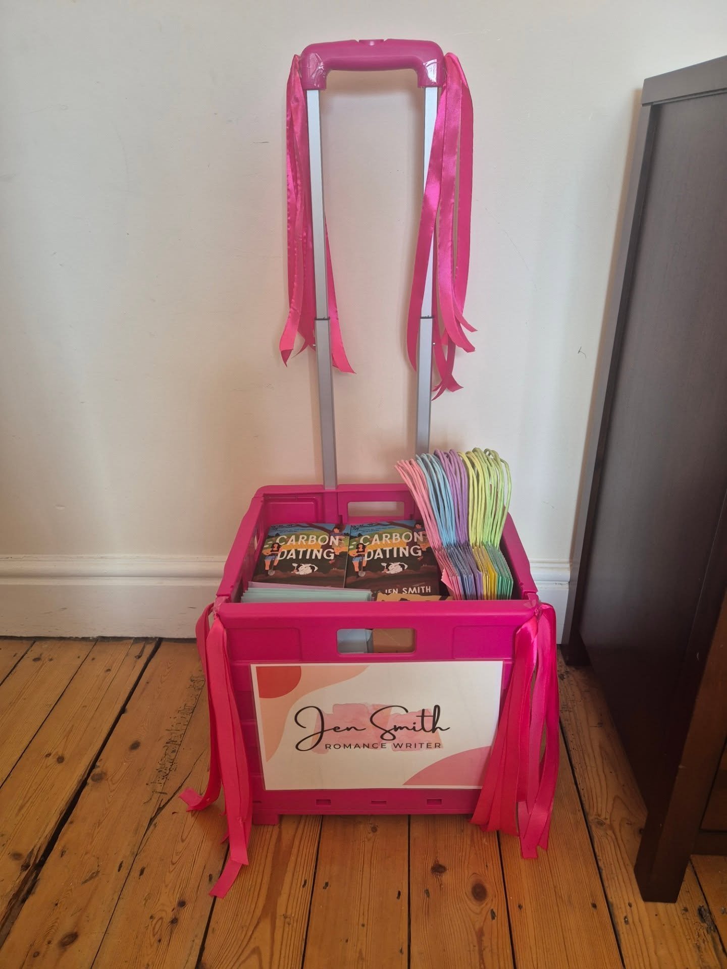My mobile bookshop for @meetcutebookfest tomorrow!! You can buy Carbon Dating directly from me and get lots of extra goodies (stickers, bookmarks, and a MEET CUTE EXCLUSIVE cover reveal for Love, Academically, releasing in September!!
@serendipity_f
