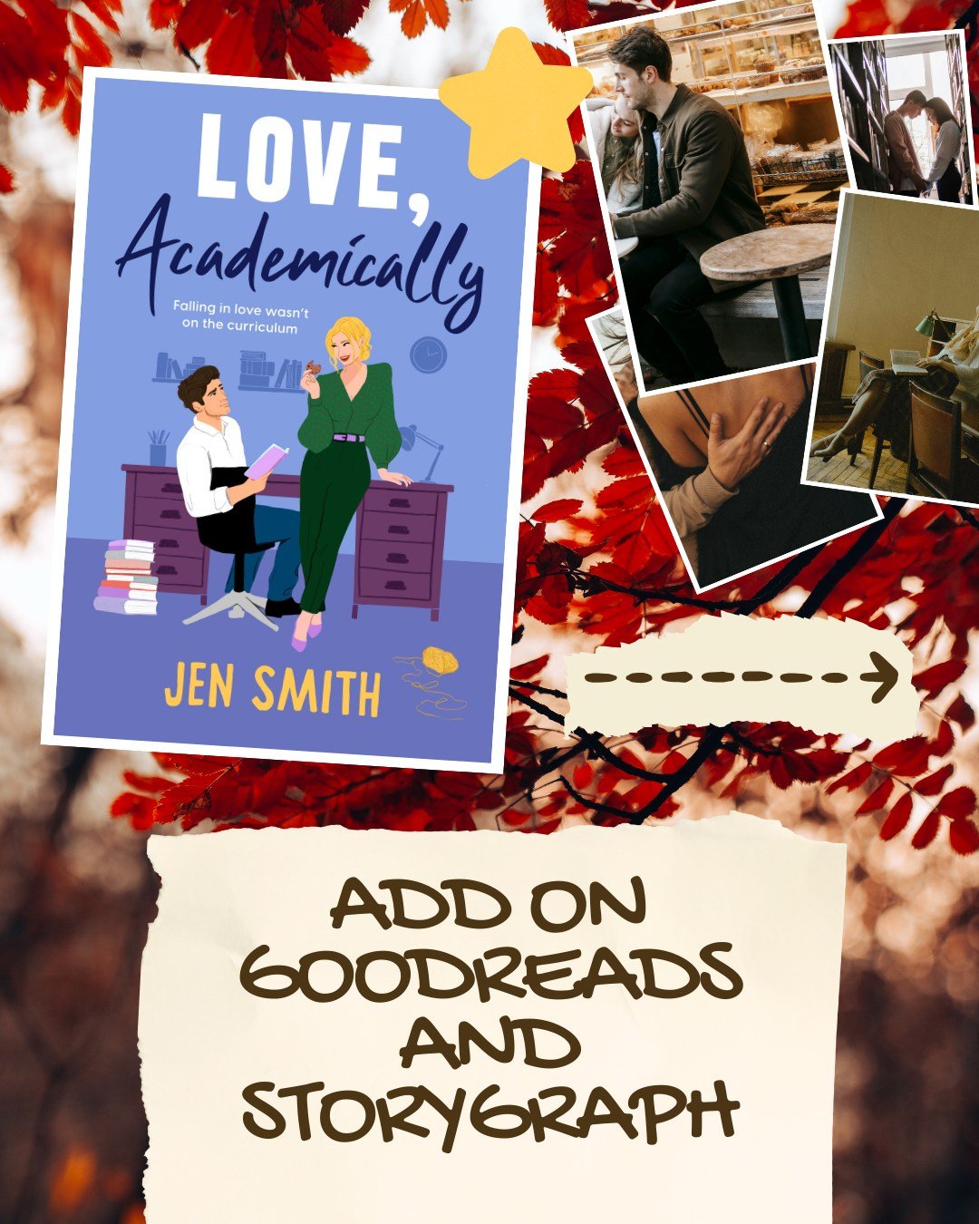 I cannot wait for you to meet Rhys and Lila, because I know you'll love them so much!!
Goodreads: https://www.goodreads.com/book/show/238093150-love-academically
Storygraph: https://app.thestorygraph.com/books/b1ccd468-56ba-485f-8f3d-a1eadcfa4d40
