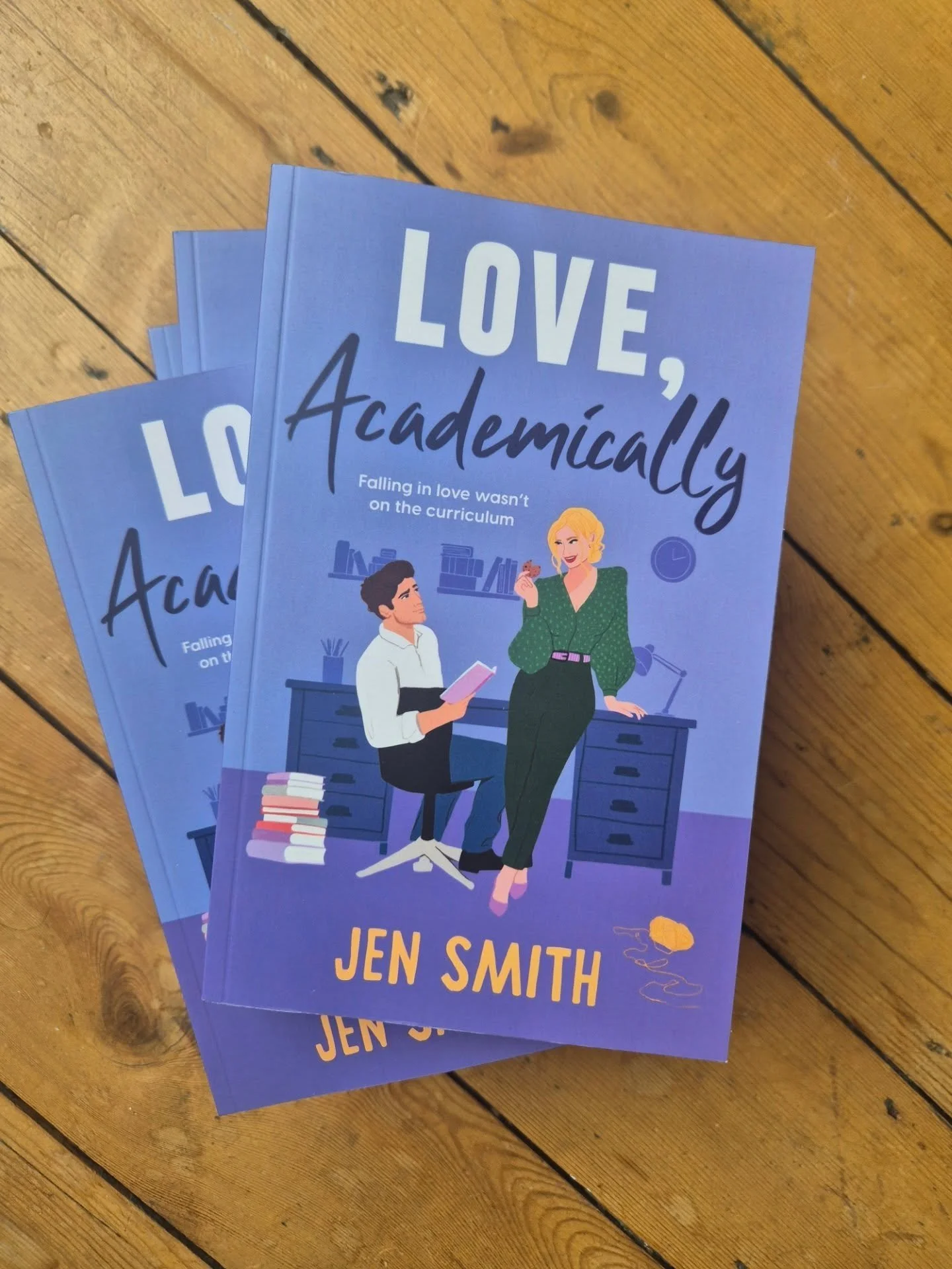 My author copies came so its OBLIGATORY to have a little photoshoot.

#RomanceBookstagram #RomanceWriter #romancereader #loveacademically #romancebookaddict #romcombooks #romcom #fakedating #onlyonebed #spicybook