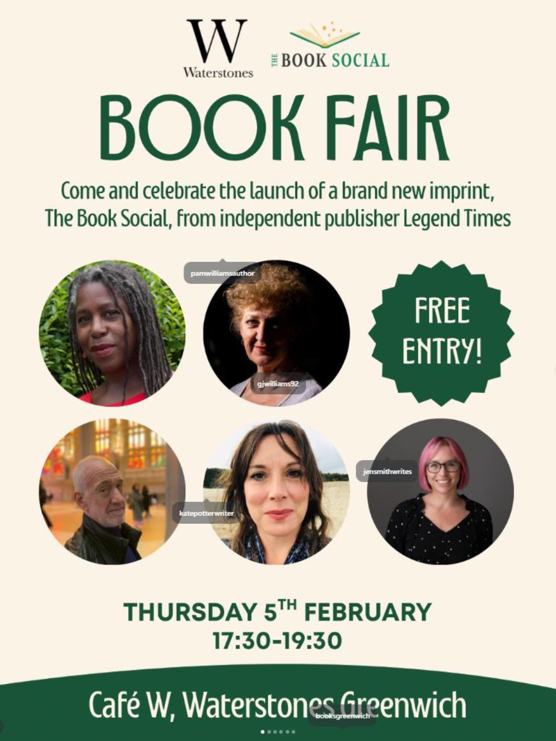 The Book Social Event