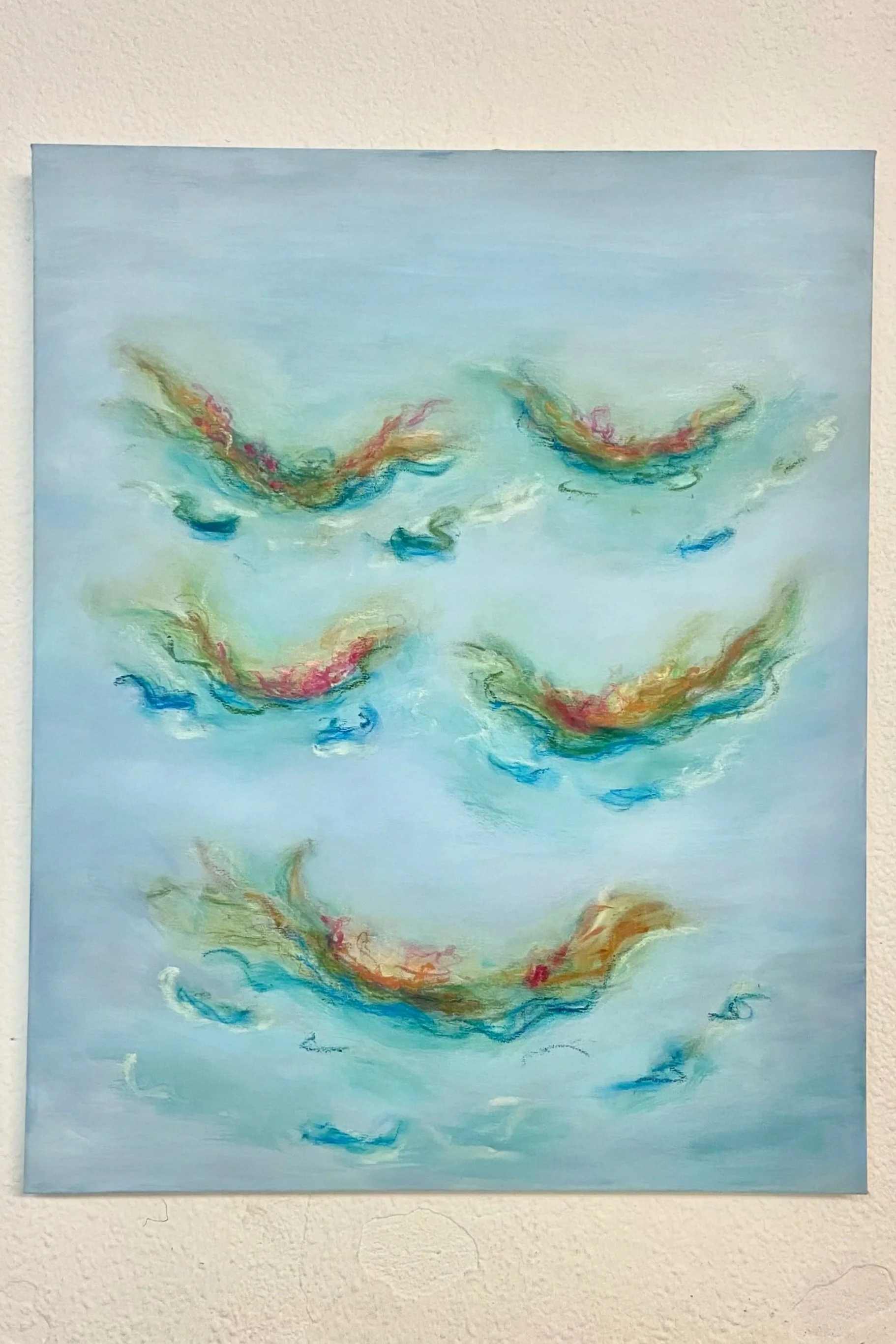 "Dreams" Acrílico, óleo y pastel sobre lienzo. 81x65cm