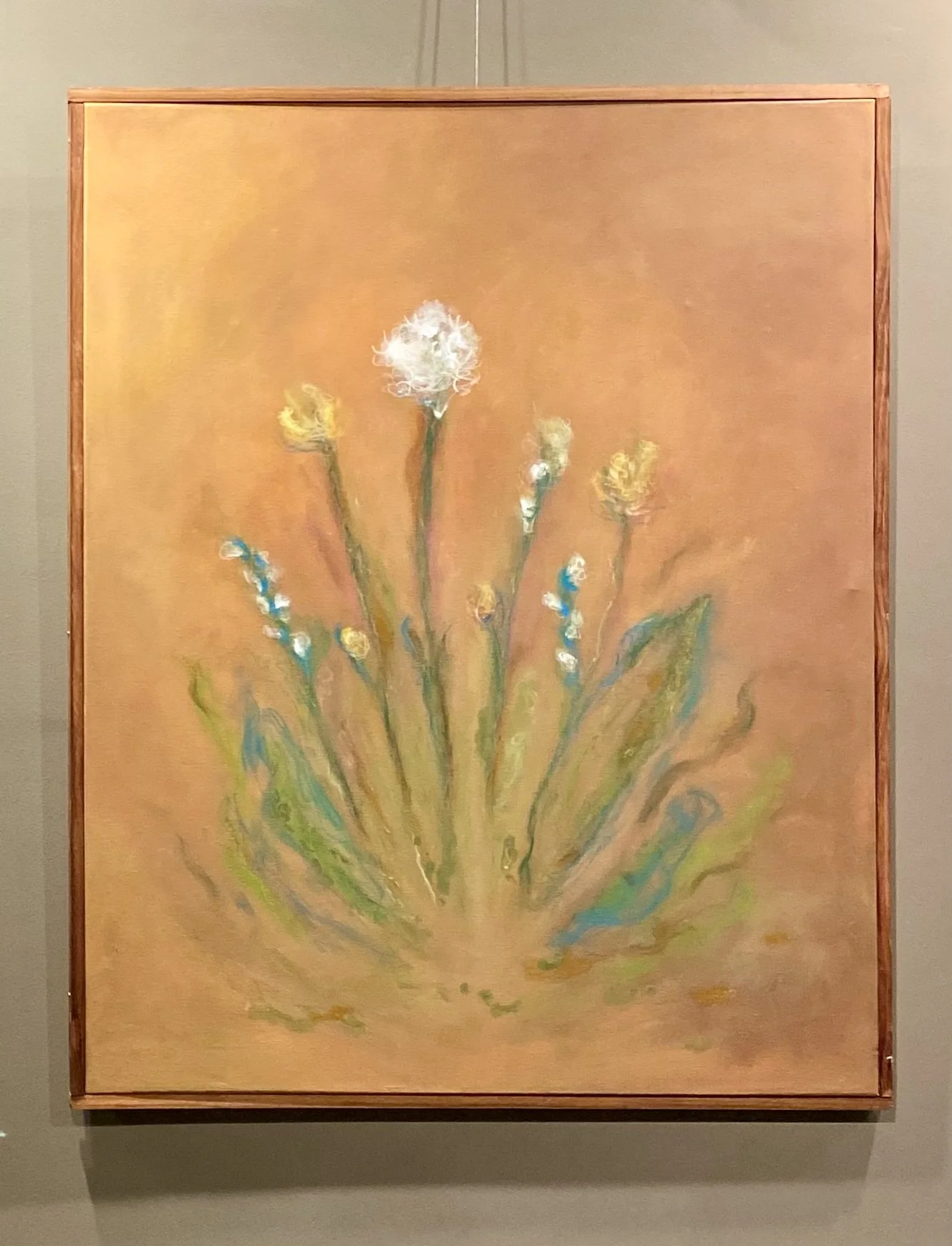 "Bouquet" Acrílico, óleo y pastel sobre lienzo. 92x73cm