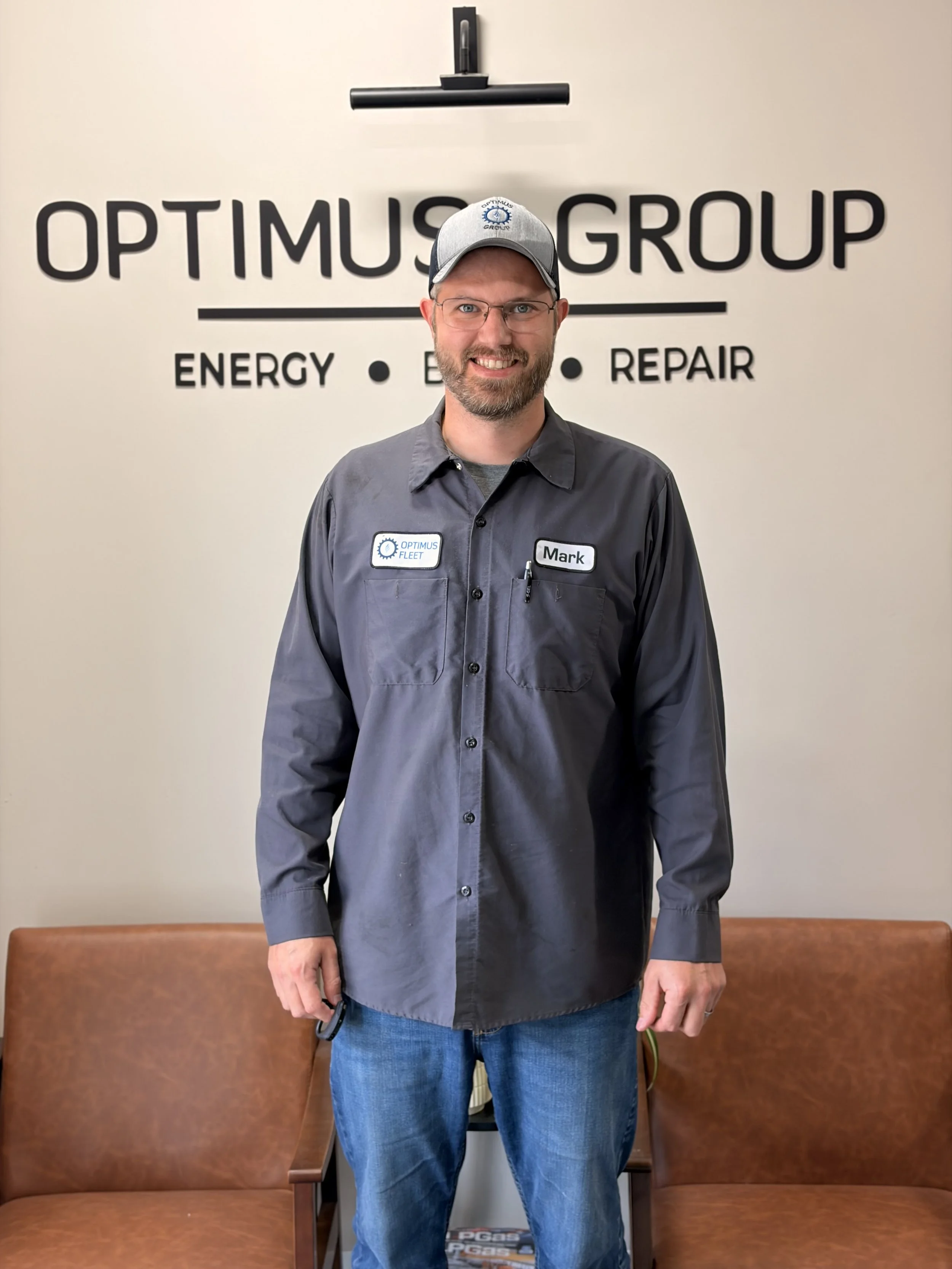 Mark VanHarten, service writer at Optimus Fleet & Auto Repair. Truck wash, trailer washout, diesel repair, propane autogas, fleet maintenance, Walker MI