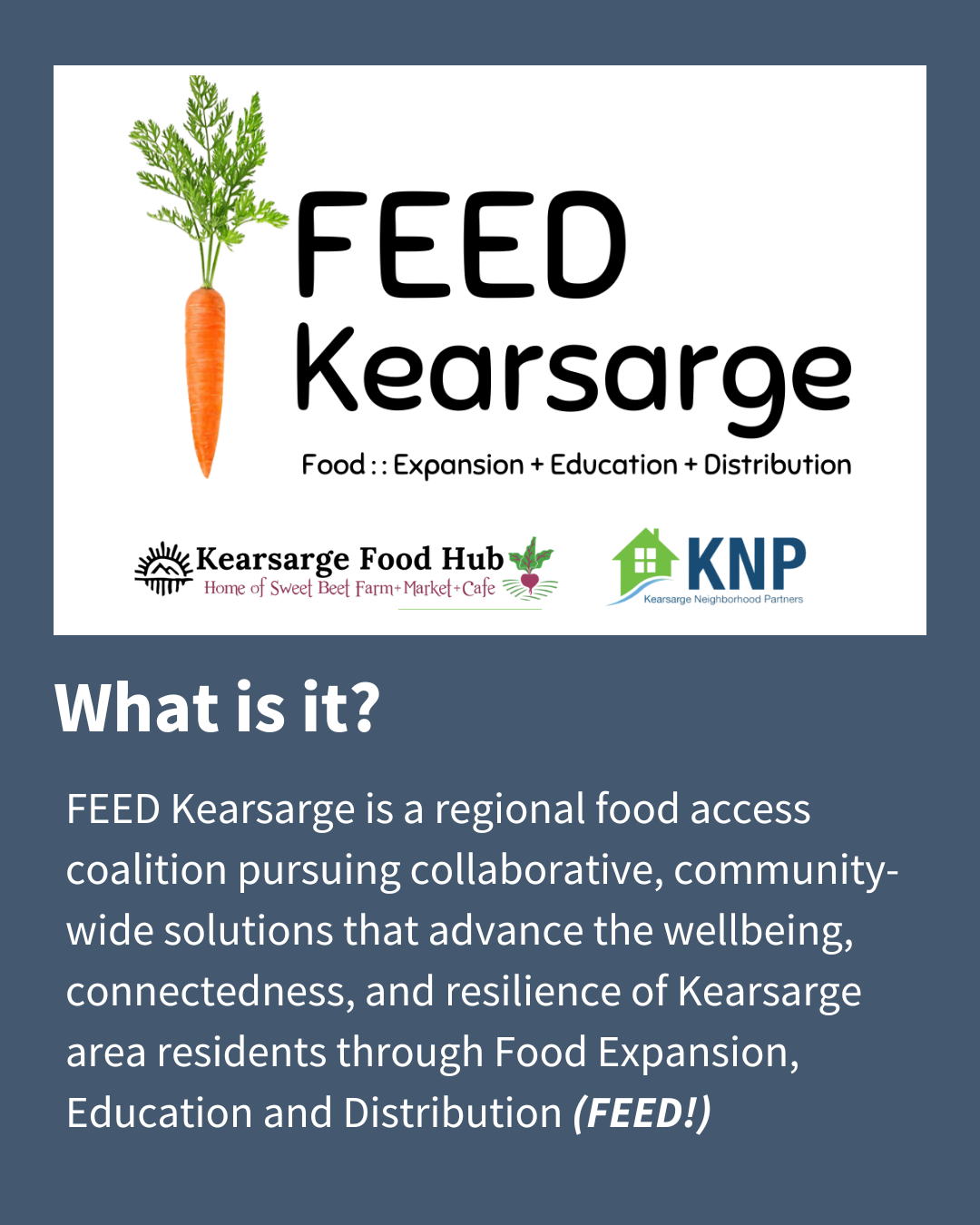 FEED Kearsarge Coalition Meeting 
