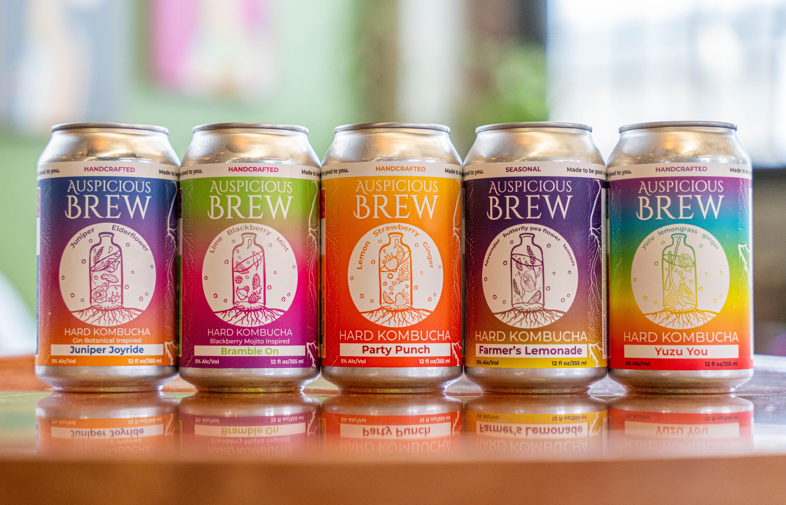 Auspicious Brew Hard Kombucha Tasting!