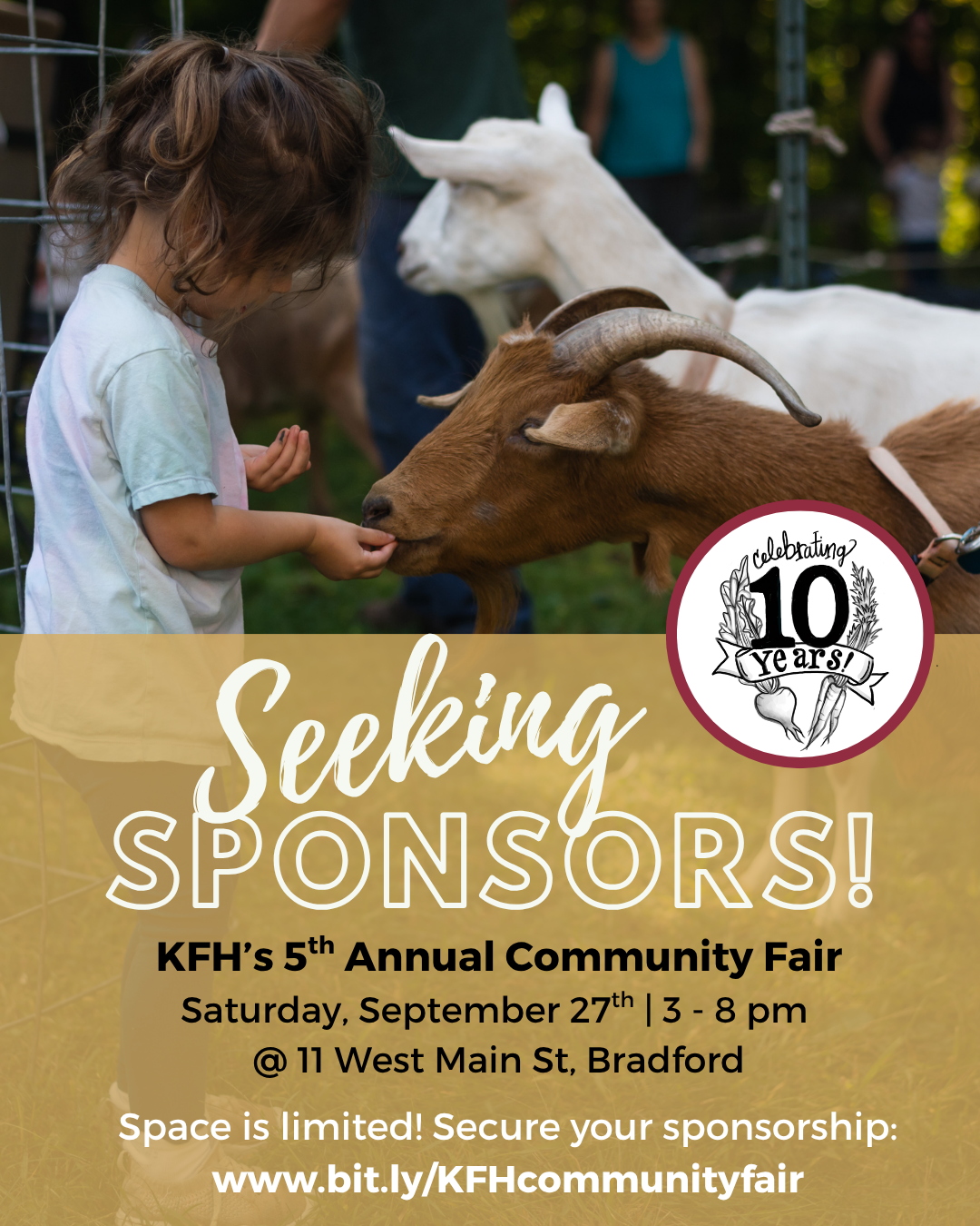 Seeking Sponsors: KFH’s 5th Annual Community Fair!