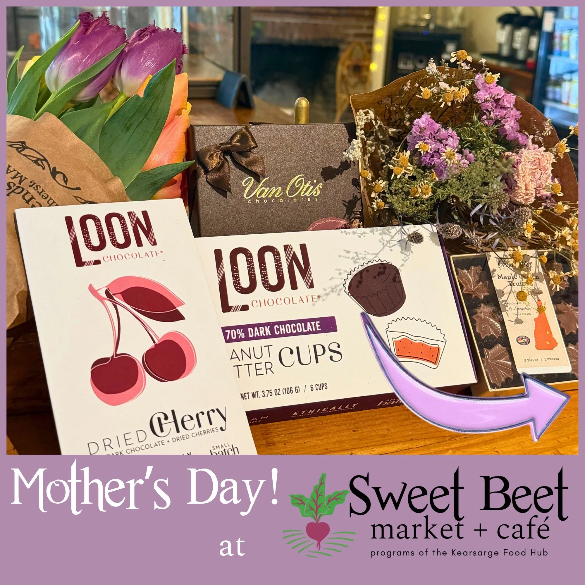 Mother&rsquo;s Day is THIS Sunday, May 10!

Celebrate the moms, grandmothers, chosen family, and nurturing humans in your life with gifts and goodies that truly give back to the community. At Sweet Beet Market and Caf&eacute;, you can build the perfe