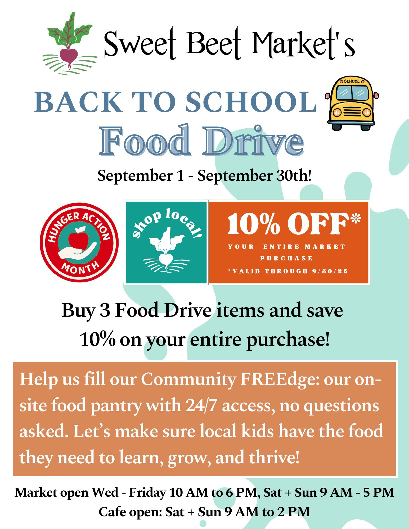 Back to School Food Drive